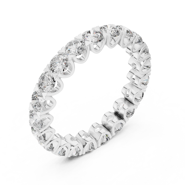 Pebble Path Lab Grown Diamond Beaded Ring