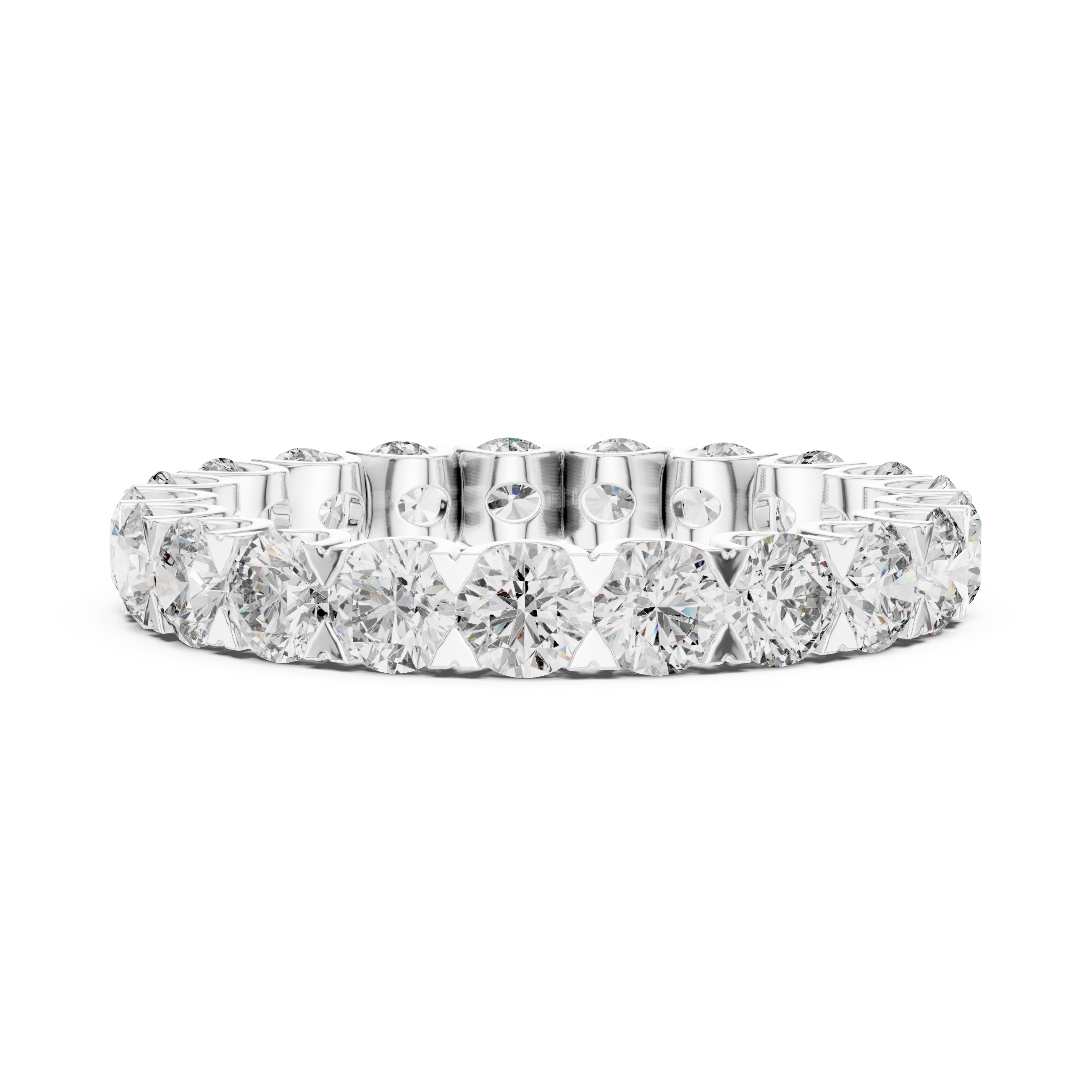 Pebble Path Lab Grown Diamond Beaded Ring