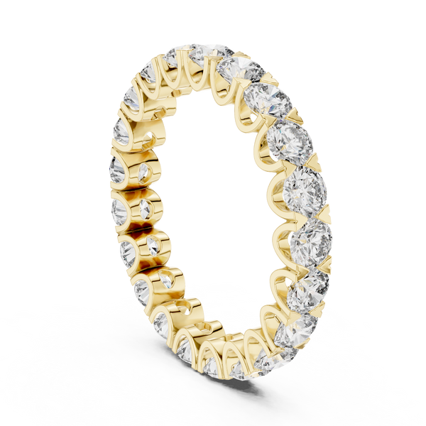 Pebble Path Lab Grown Diamond Beaded Ring