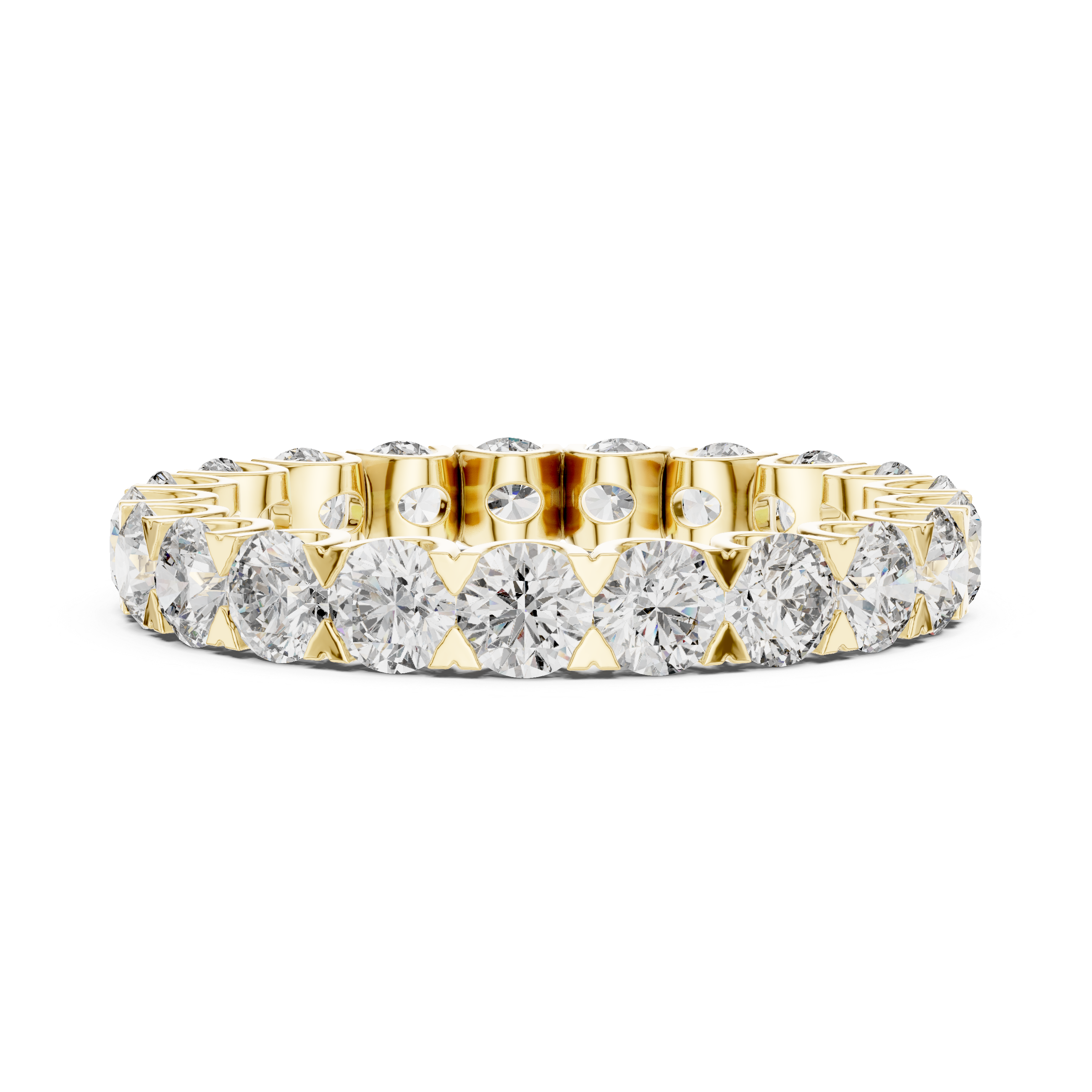 Pebble Path Lab Grown Diamond Beaded Ring