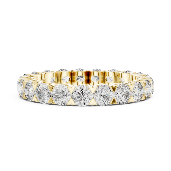 Pebble Path Lab Grown Diamond Beaded Ring