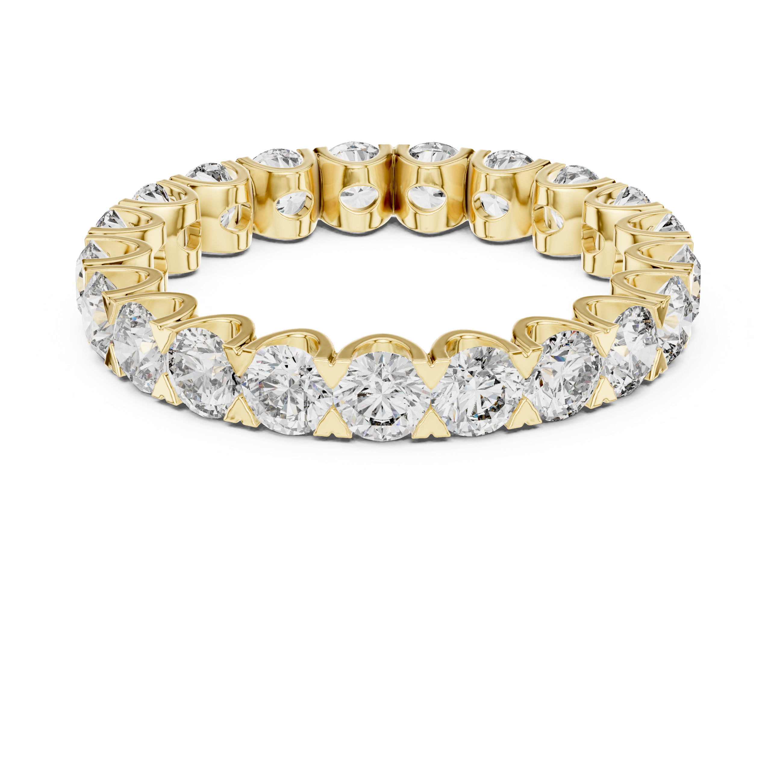 Pebble Path Lab Grown Diamond Beaded Ring