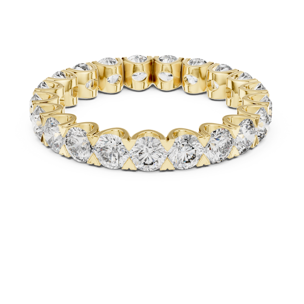 Pebble Path Lab Grown Diamond Beaded Ring