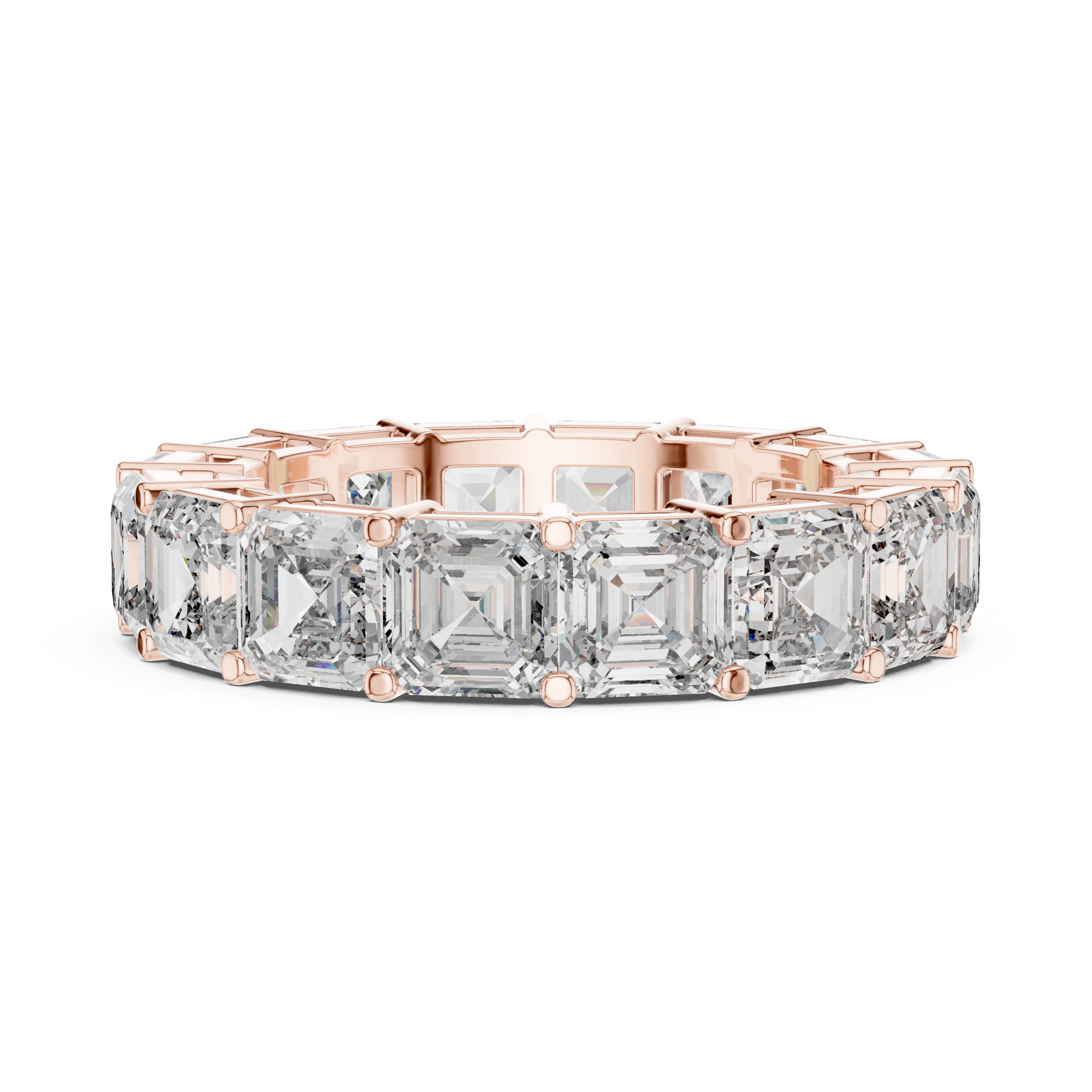 Lunar Eclipse Lab Grown Diamond Bezel Ring