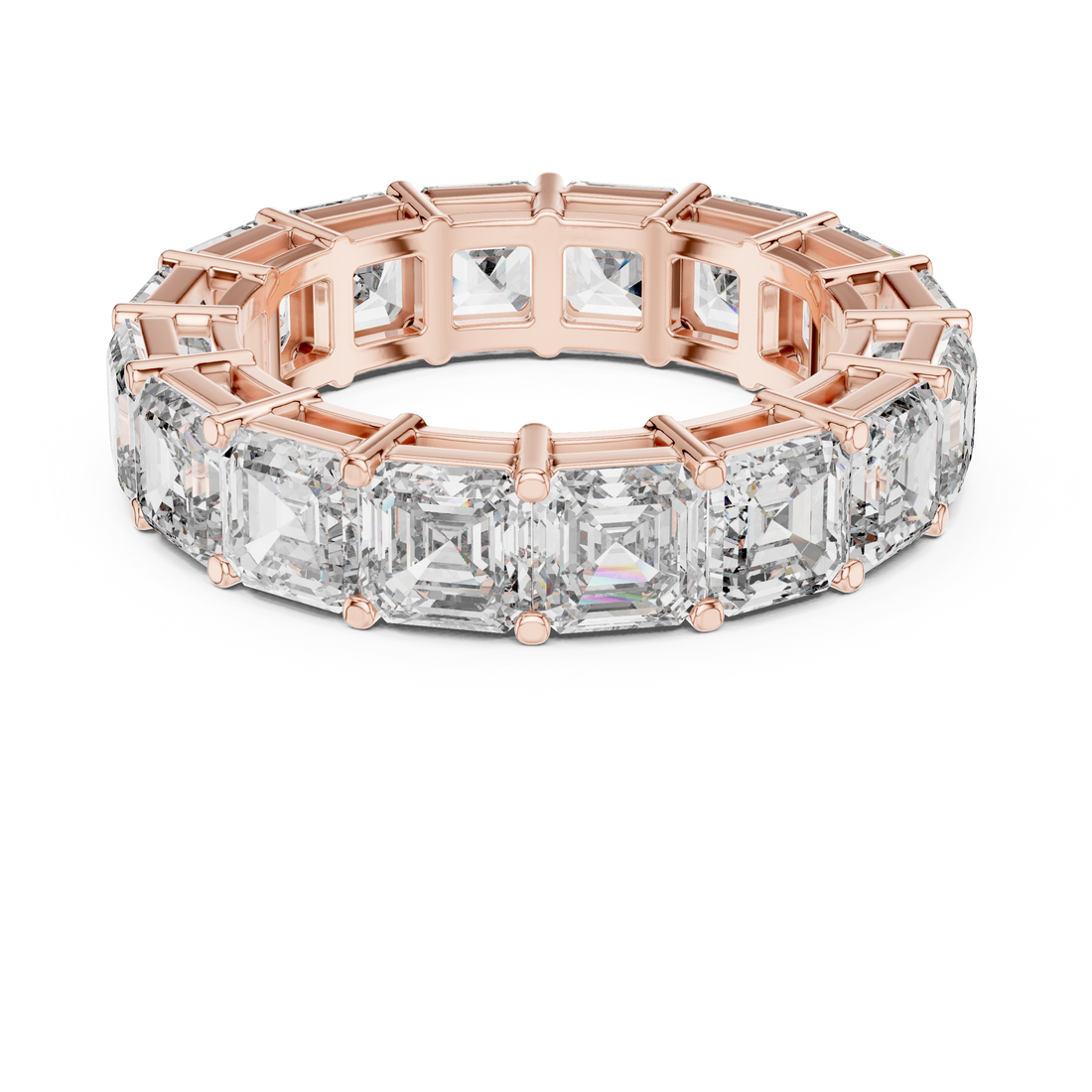 Lunar Eclipse Lab Grown Diamond Bezel Ring