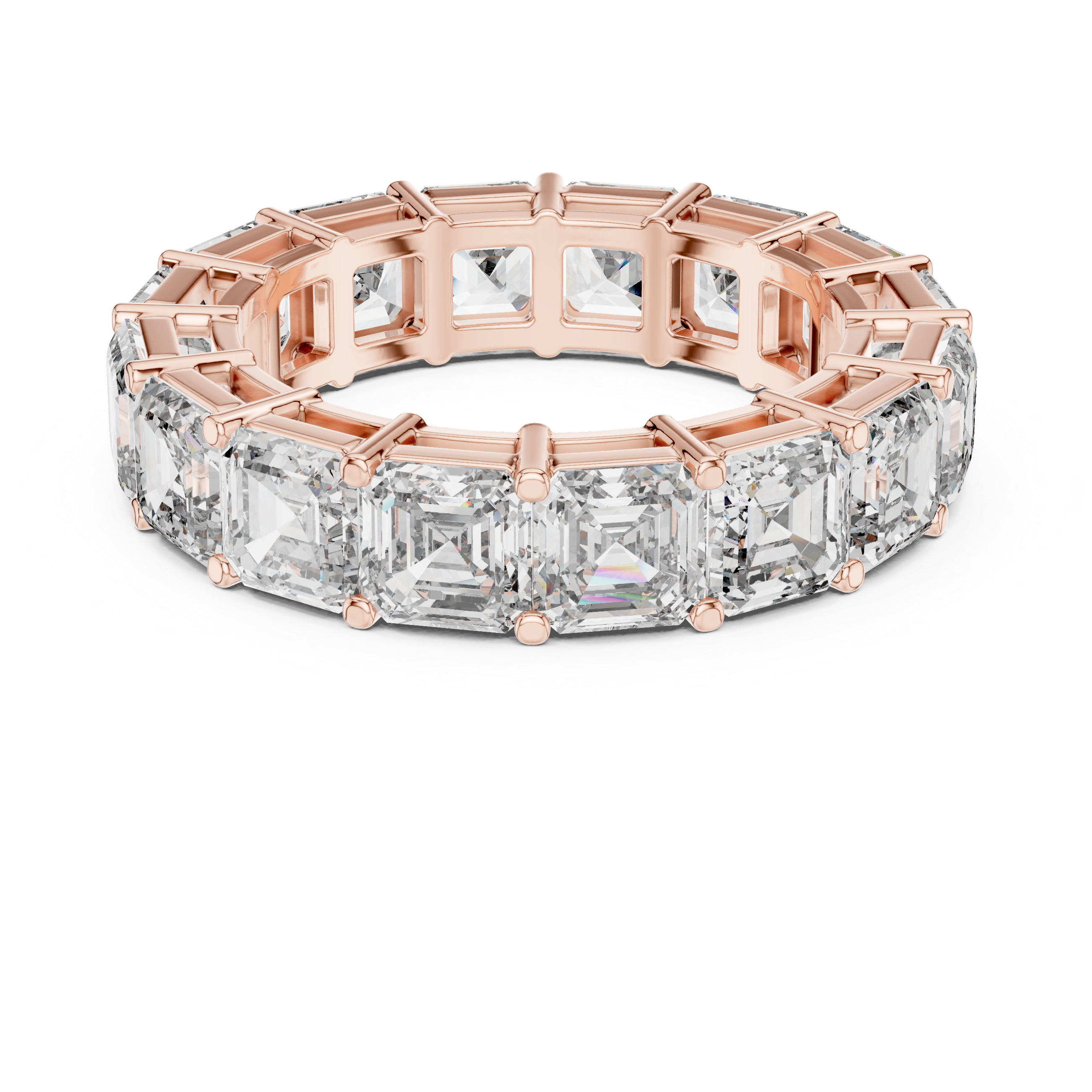Lunar Eclipse Lab Grown Diamond Bezel Ring