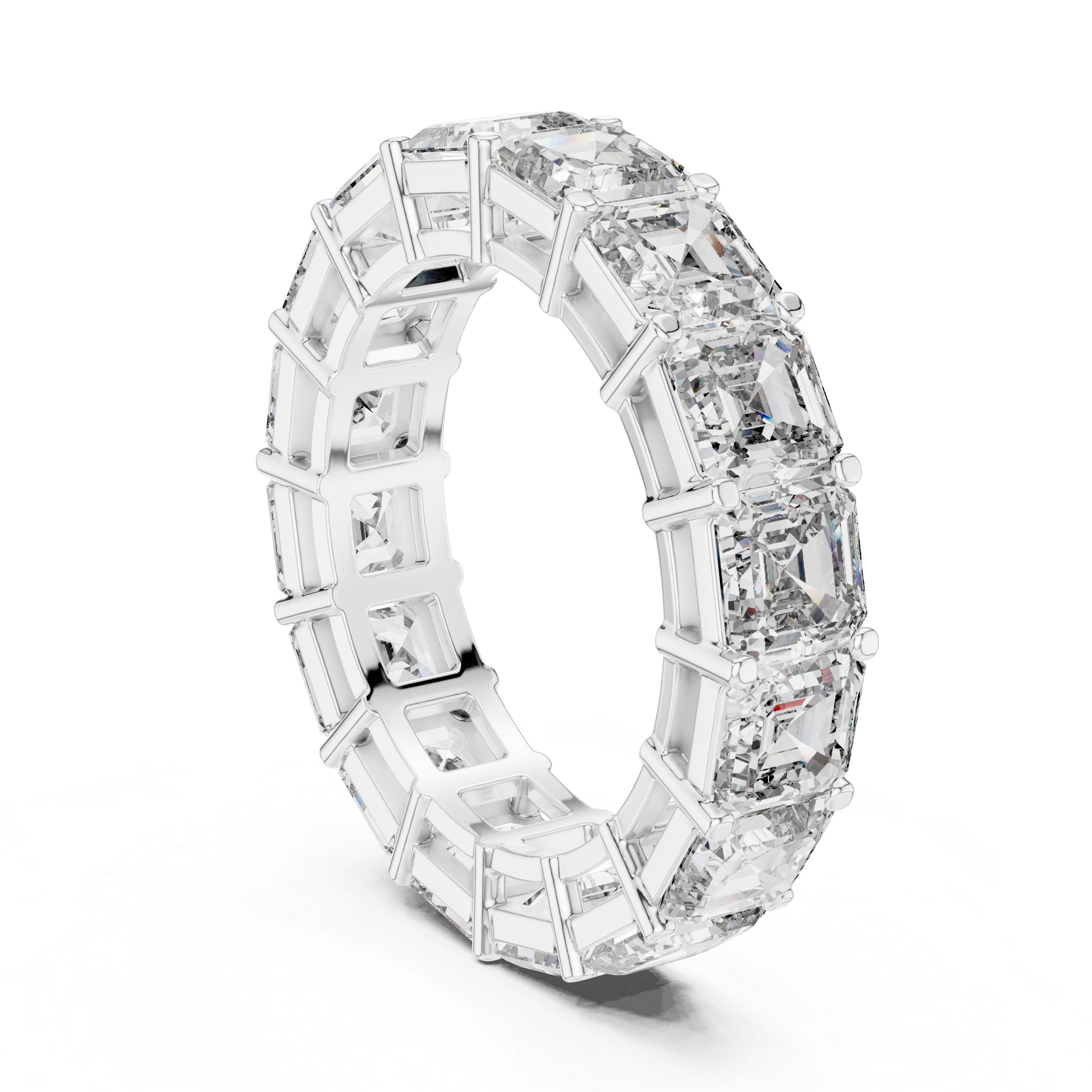 Lunar Eclipse Lab Grown Diamond Bezel Ring