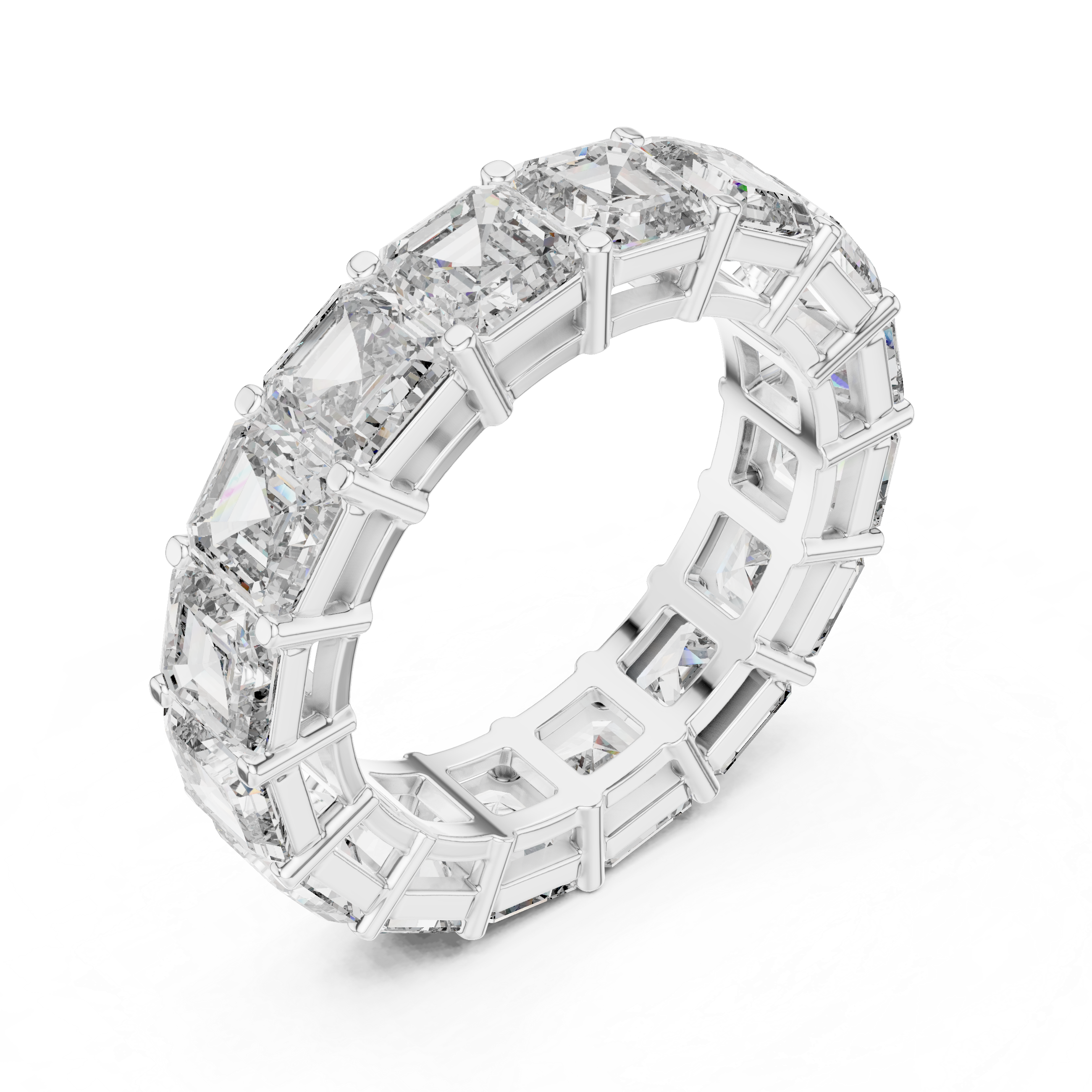 Lunar Eclipse Lab Grown Diamond Bezel Ring