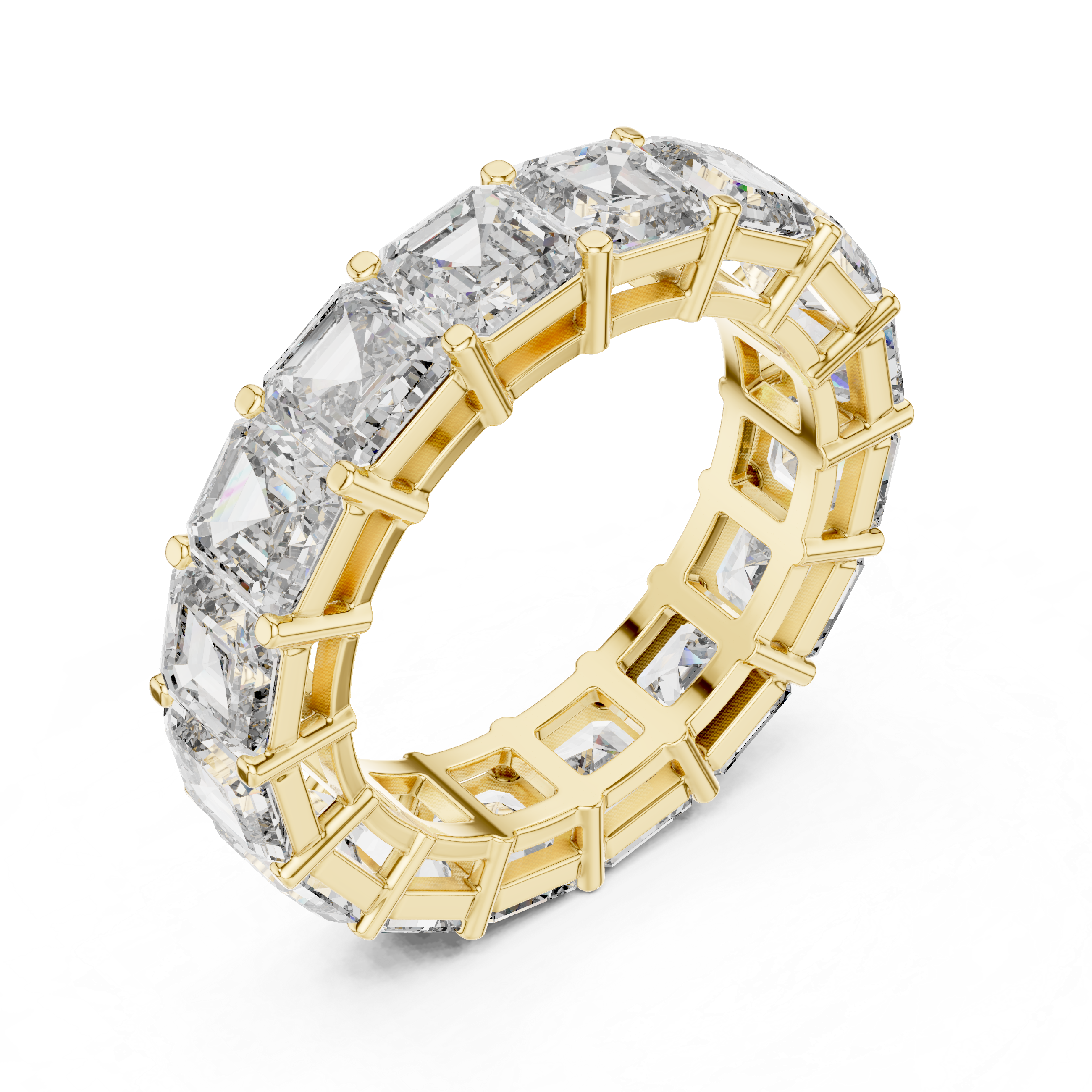 Lunar Eclipse Lab Grown Diamond Bezel Ring