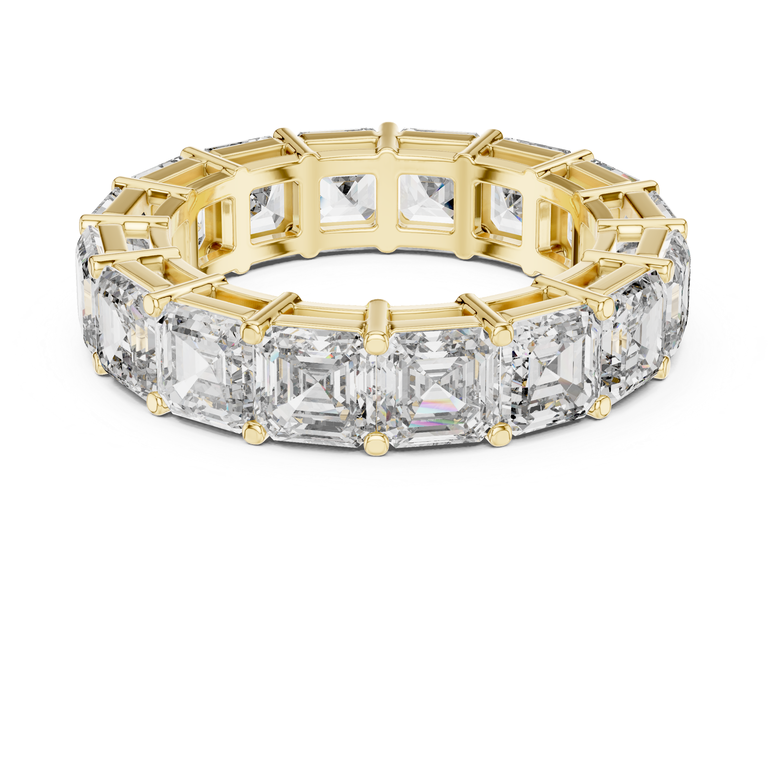 Lunar Eclipse Lab Grown Diamond Bezel Ring