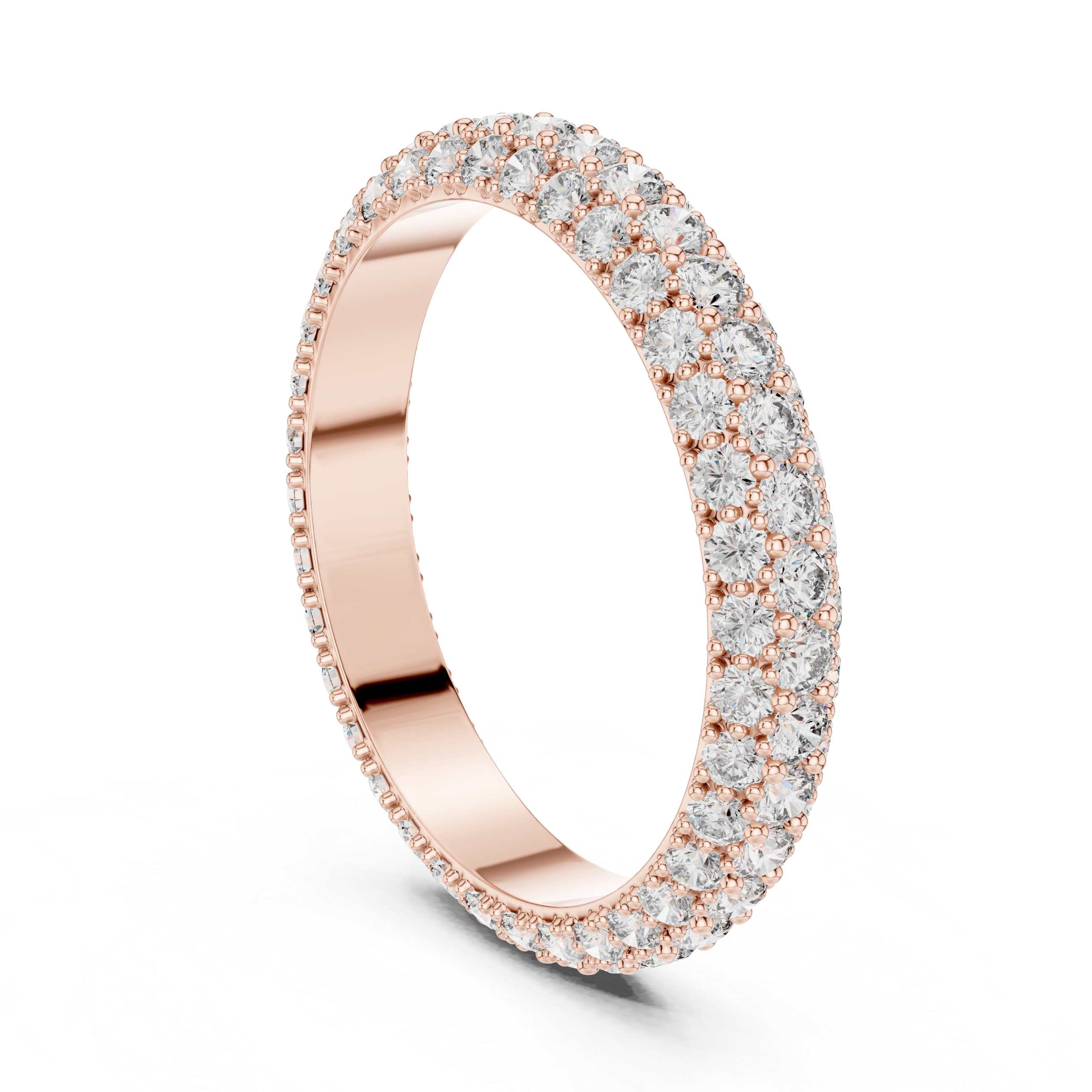 Honey Comb Lab Grown Diamond Hexagon Ring