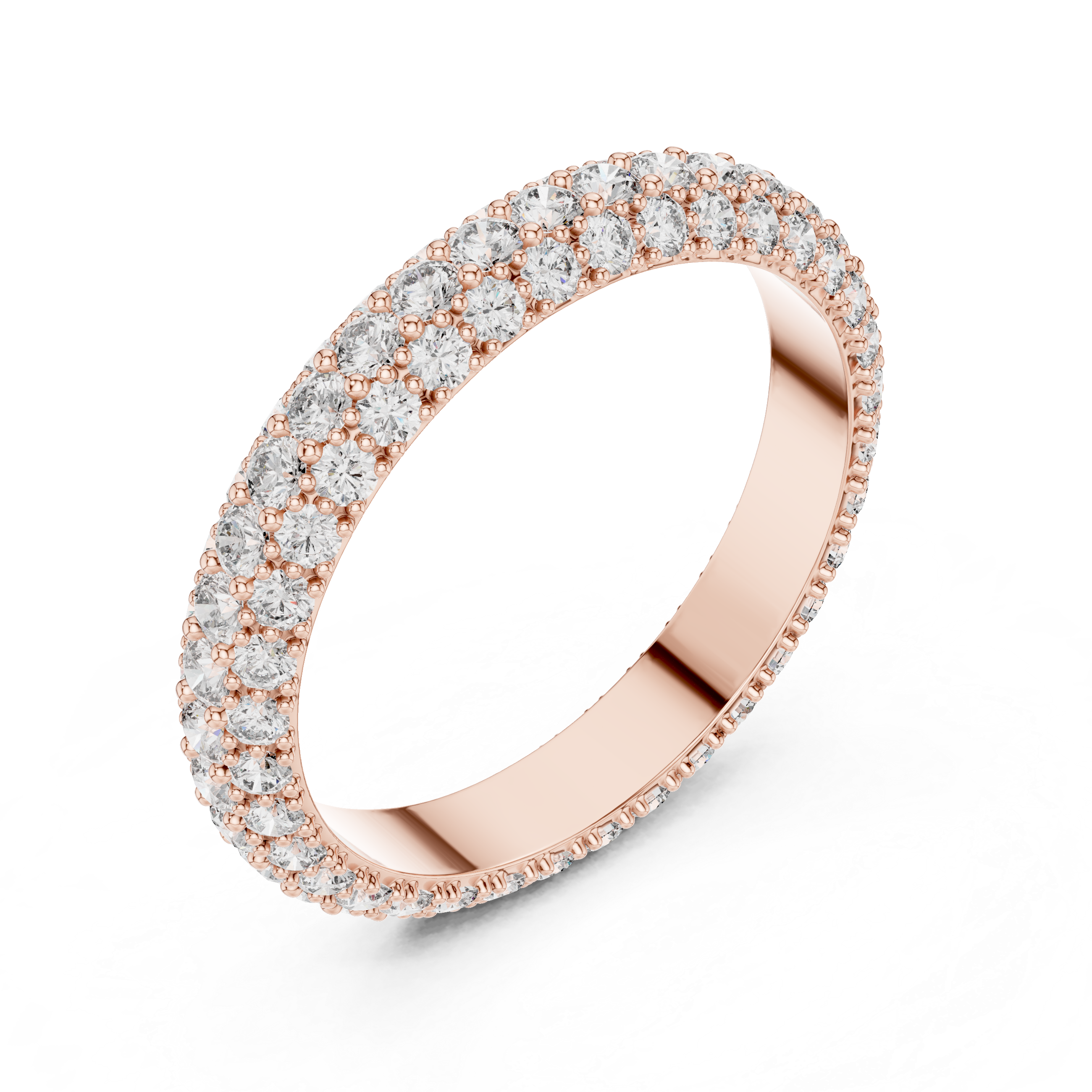 Honey Comb Lab Grown Diamond Hexagon Ring