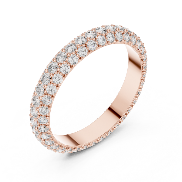 Honey Comb Lab Grown Diamond Hexagon Ring