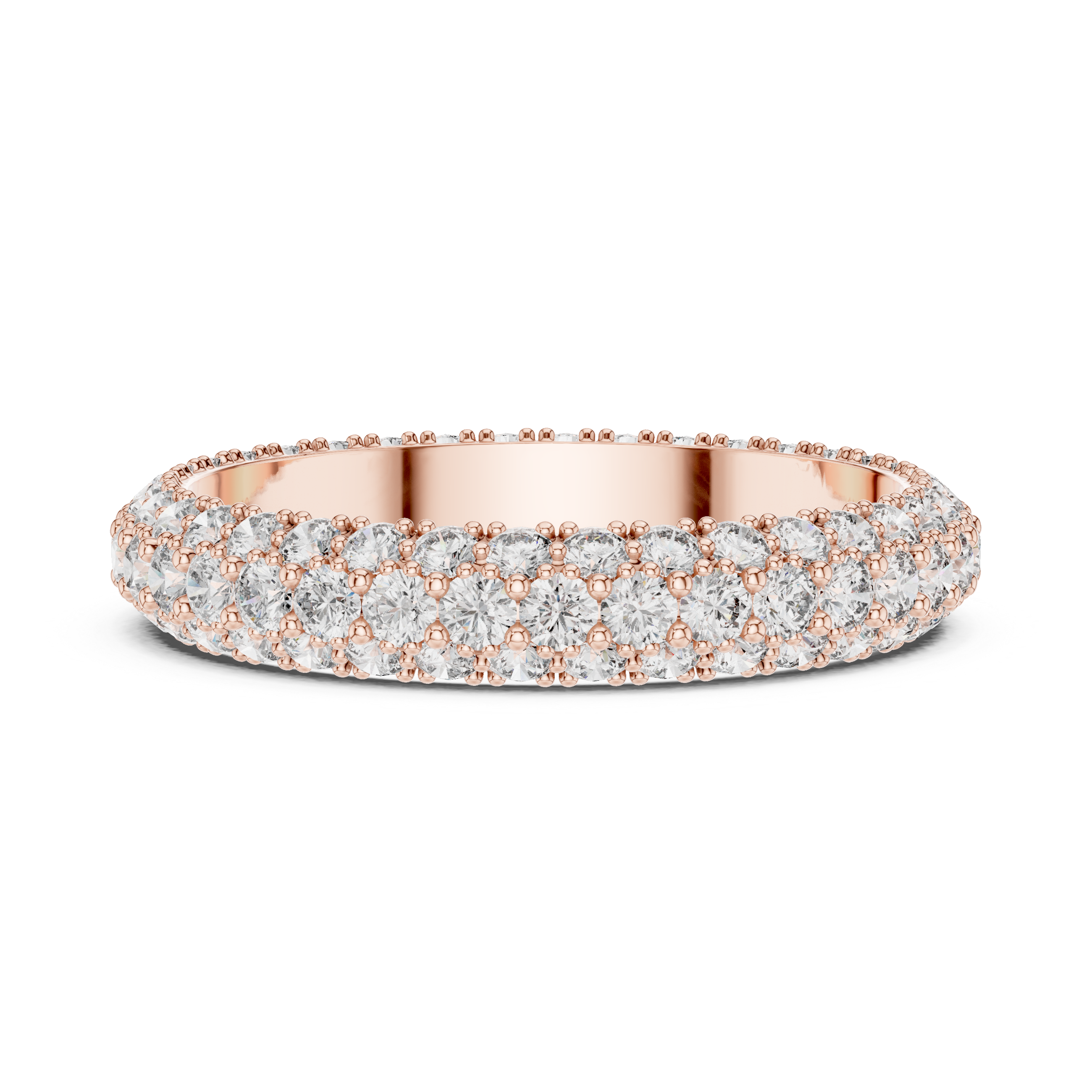 Honey Comb Lab Grown Diamond Hexagon Ring