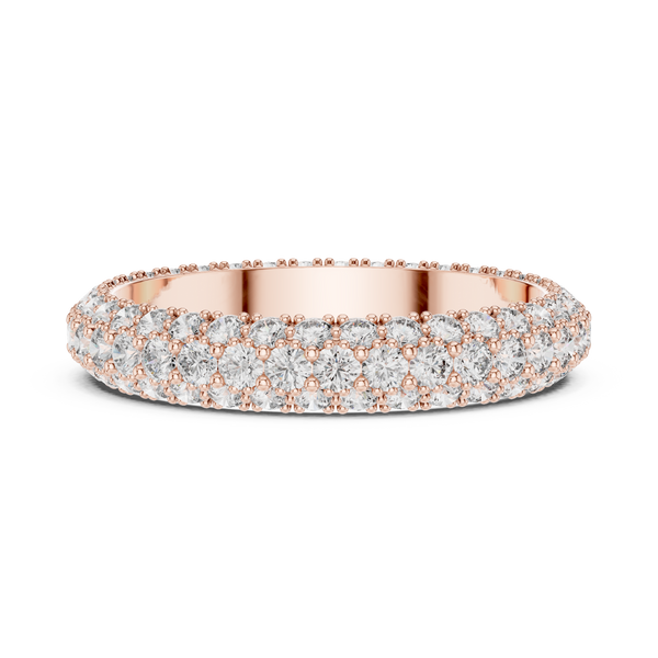 Honey Comb Lab Grown Diamond Hexagon Ring