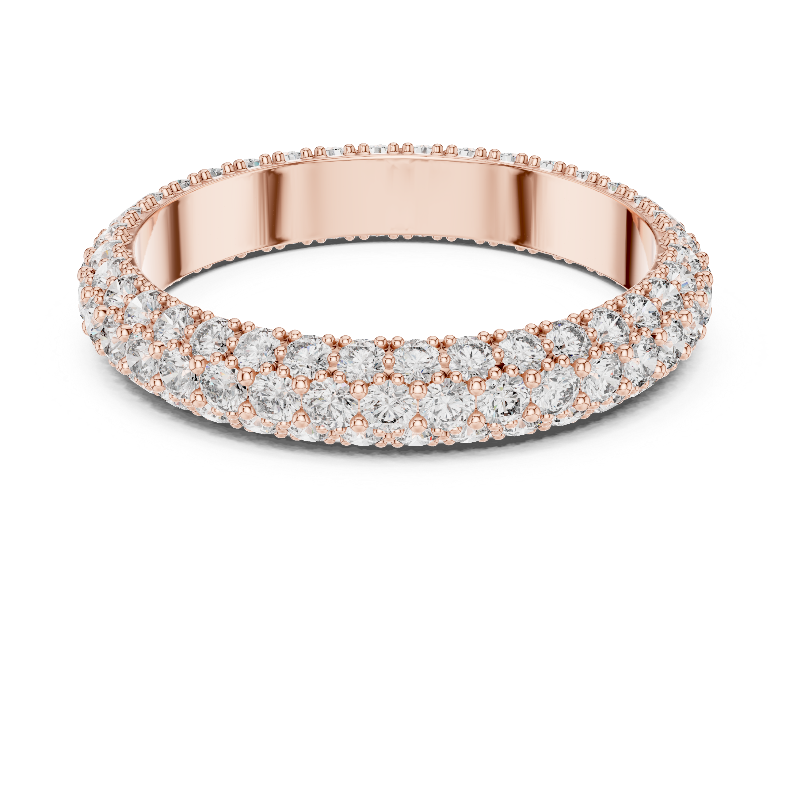 Honey Comb Lab Grown Diamond Hexagon Ring