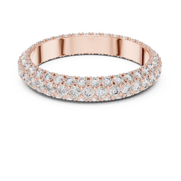 Honey Comb Lab Grown Diamond Hexagon Ring