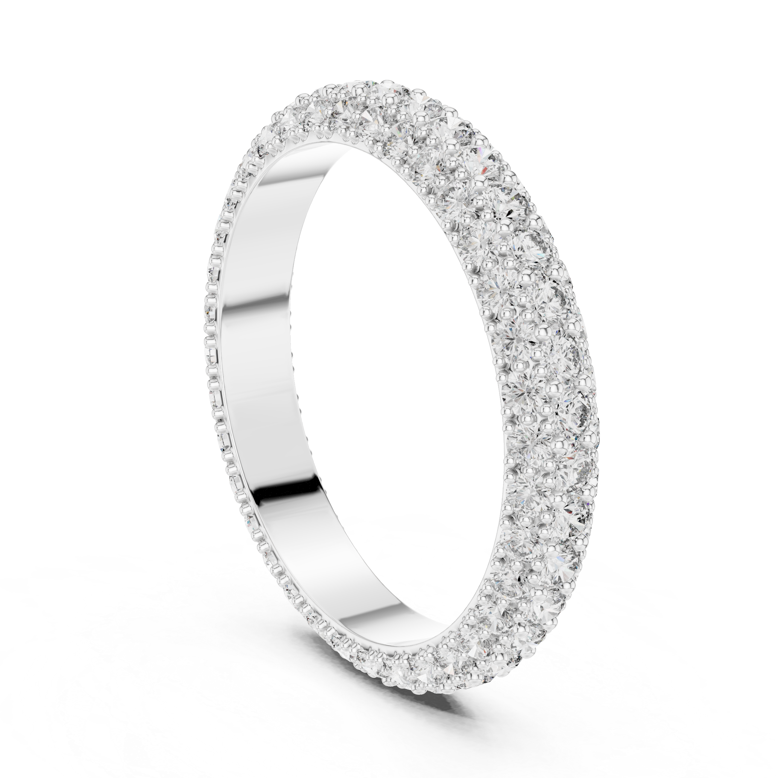Honey Comb Lab Grown Diamond Hexagon Ring