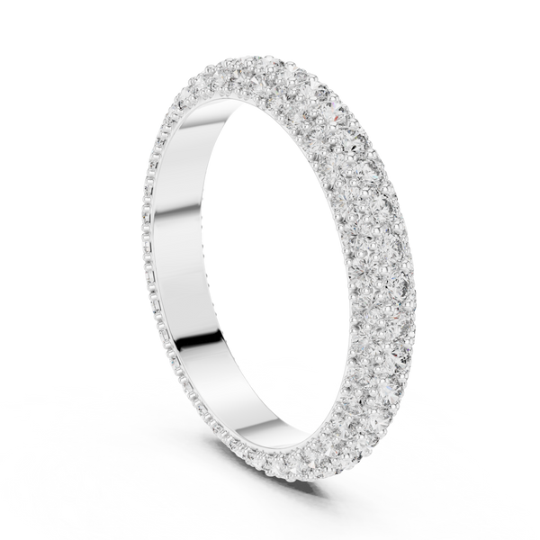 Honey Comb Lab Grown Diamond Hexagon Ring