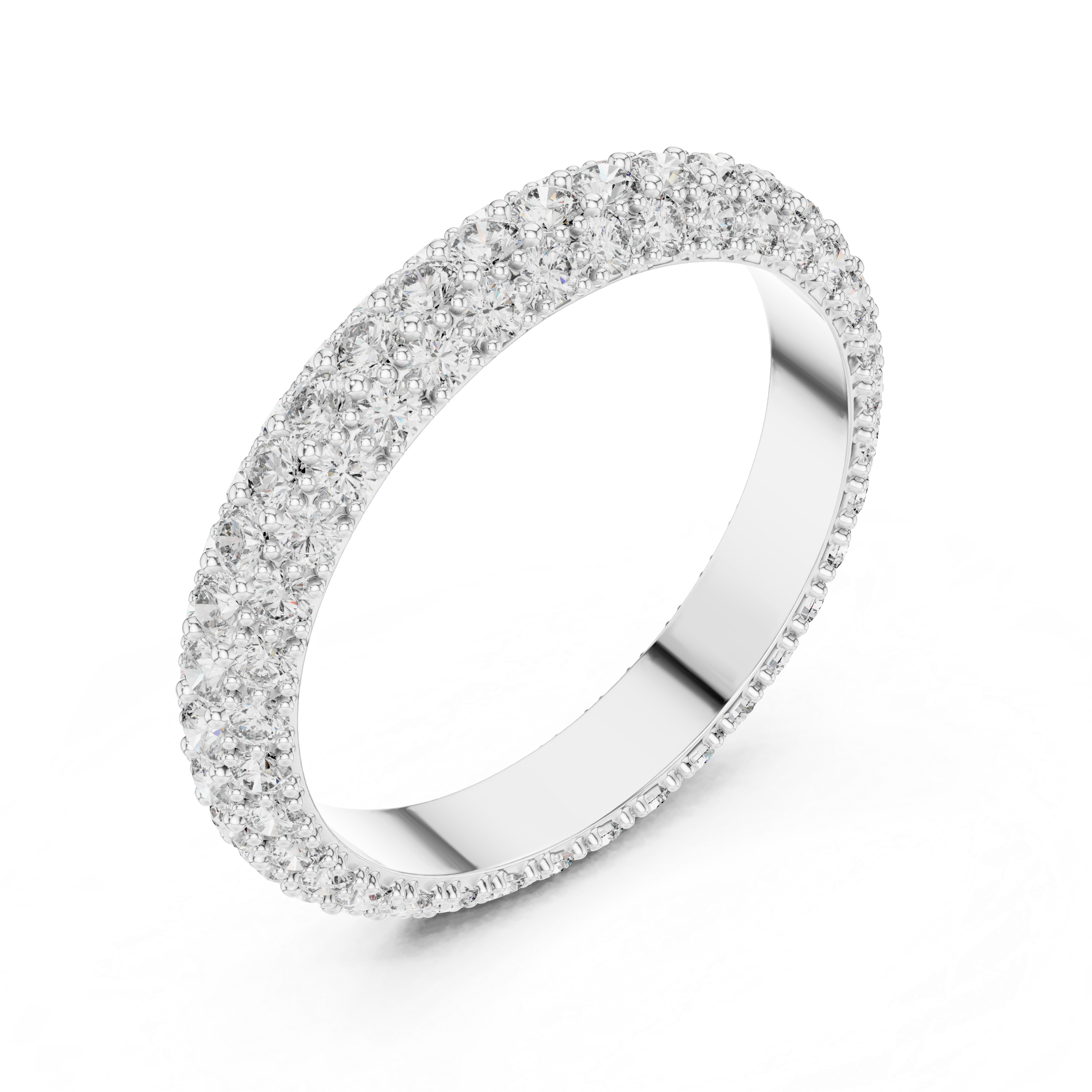Honey Comb Lab Grown Diamond Hexagon Ring