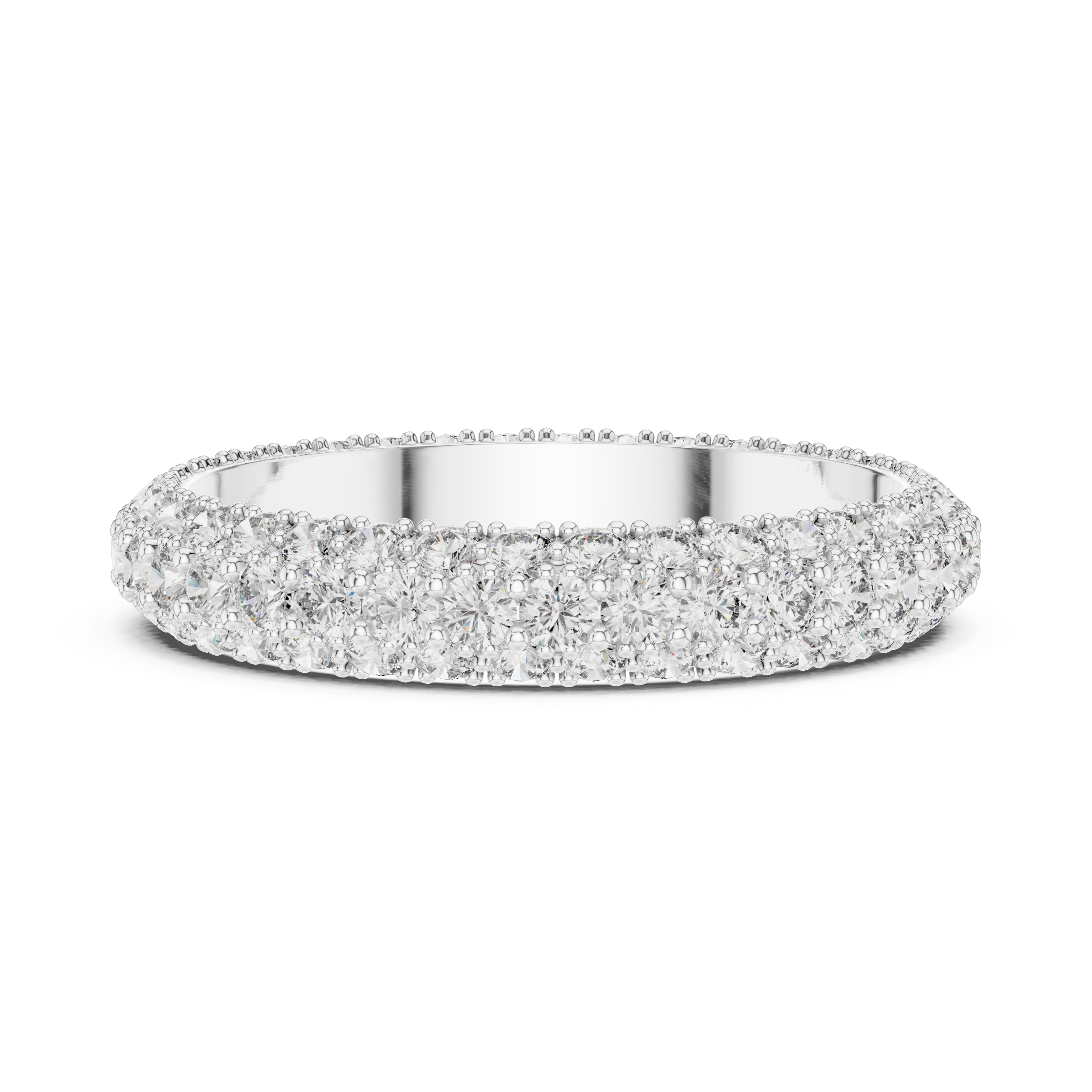 Honey Comb Lab Grown Diamond Hexagon Ring