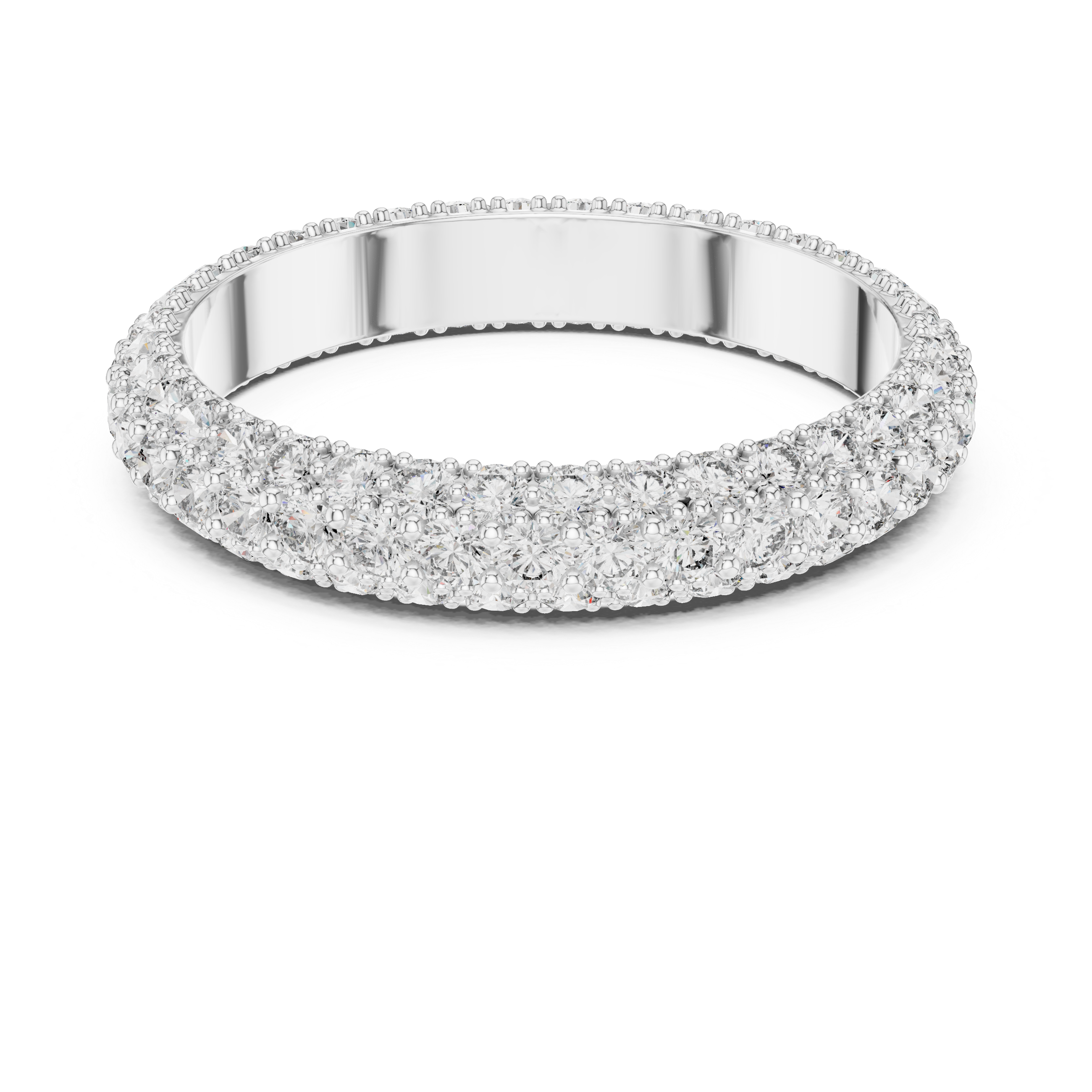 Honey Comb Lab Grown Diamond Hexagon Ring