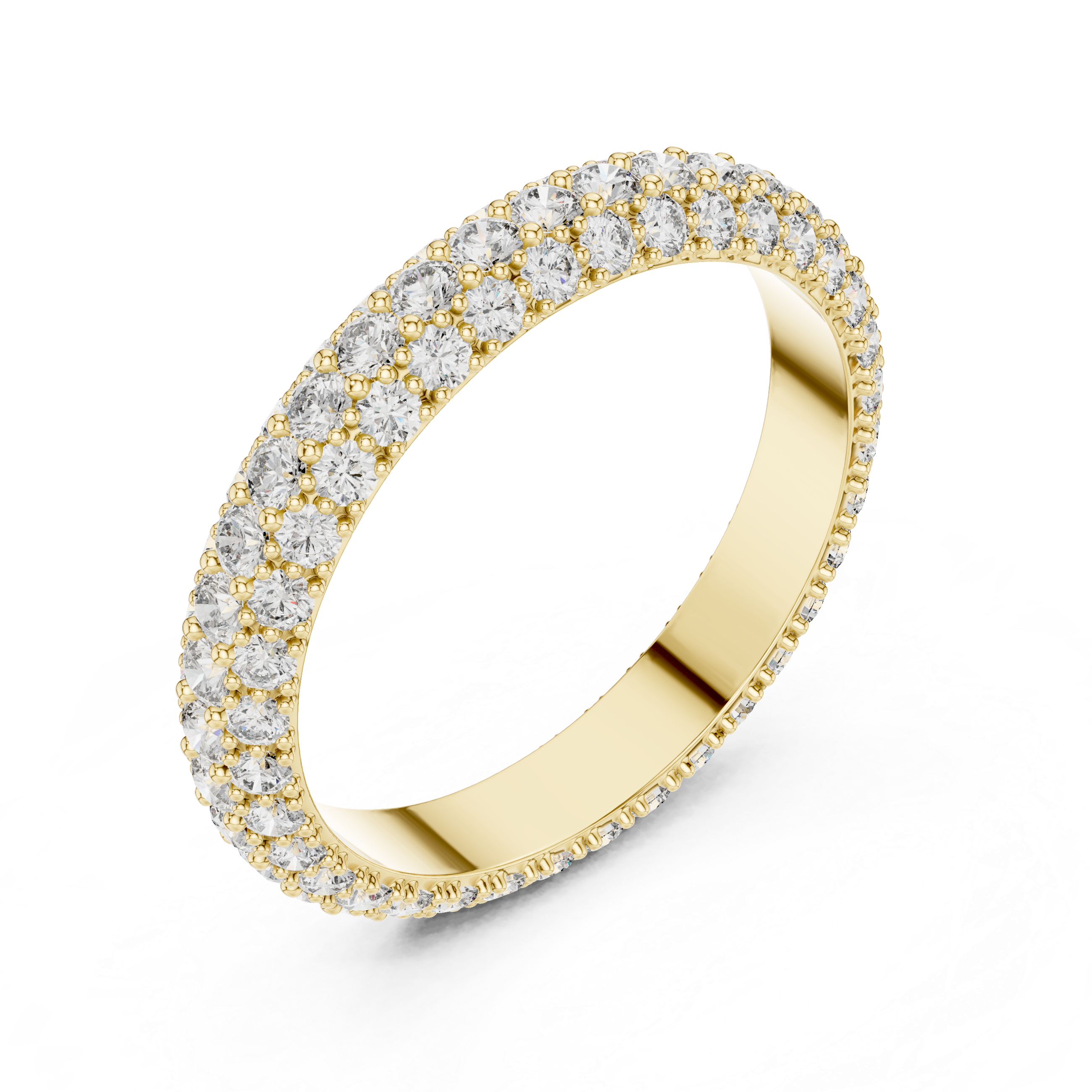 Honey Comb Lab Grown Diamond Hexagon Ring