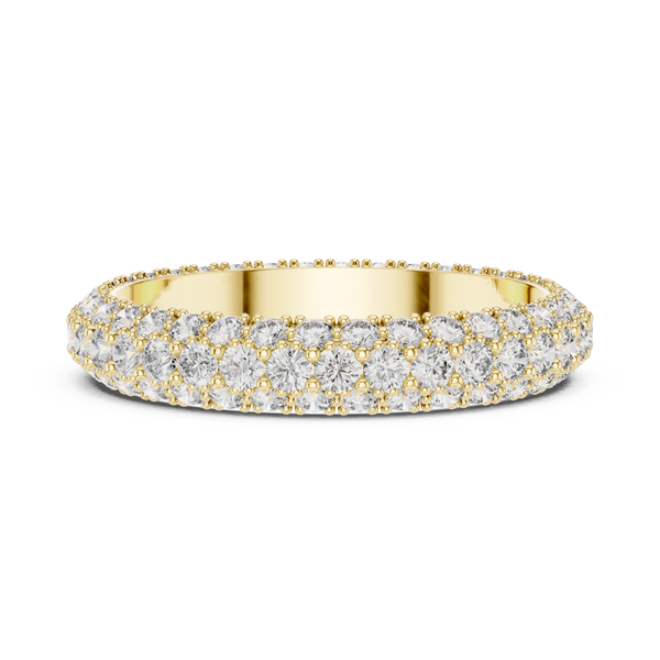 Honey Comb Lab Grown Diamond Hexagon Ring