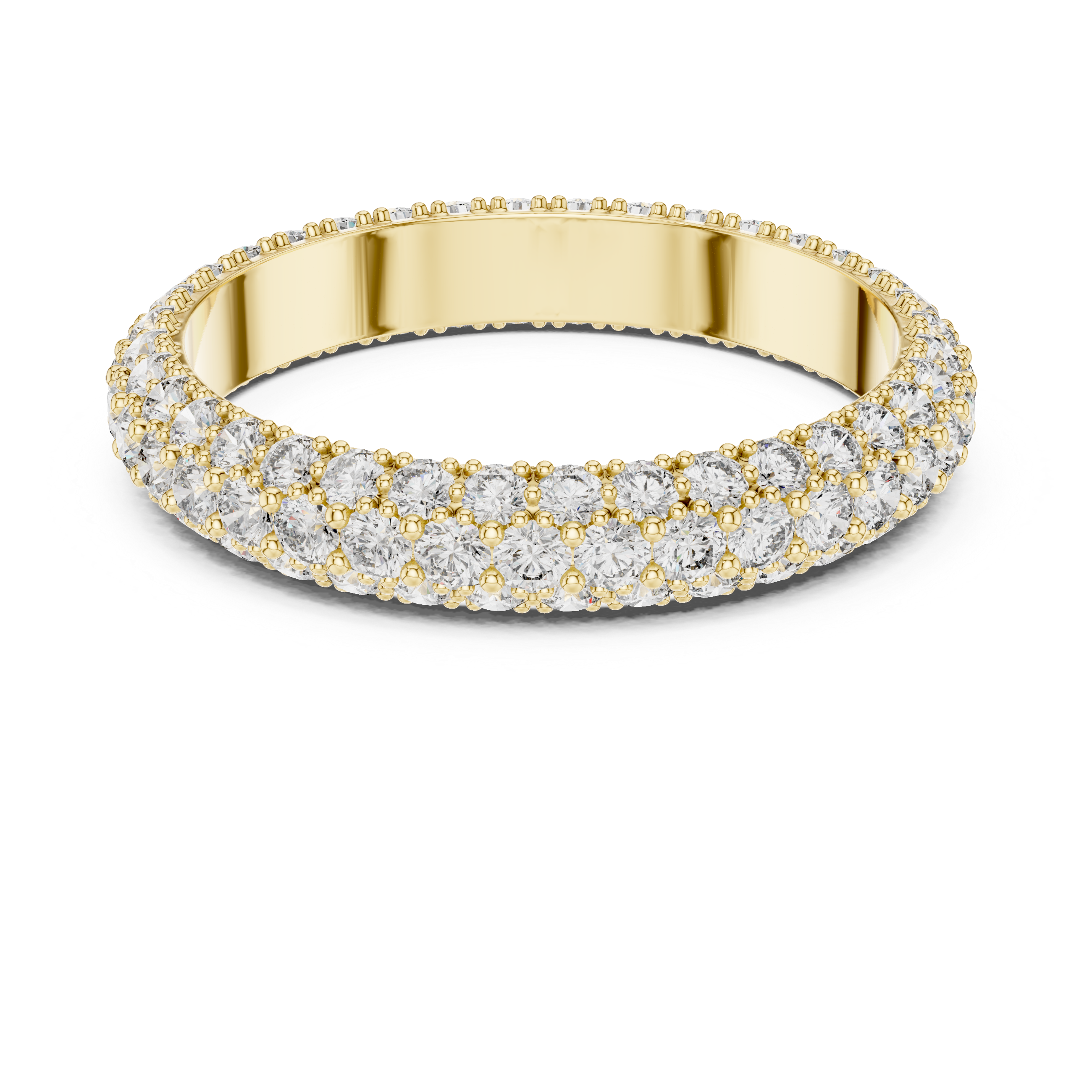 Honey Comb Lab Grown Diamond Hexagon Ring