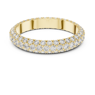 Honey Comb Lab Grown Diamond Hexagon Ring