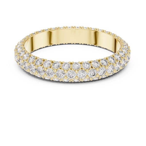 Honey Comb Lab Grown Diamond Hexagon Ring