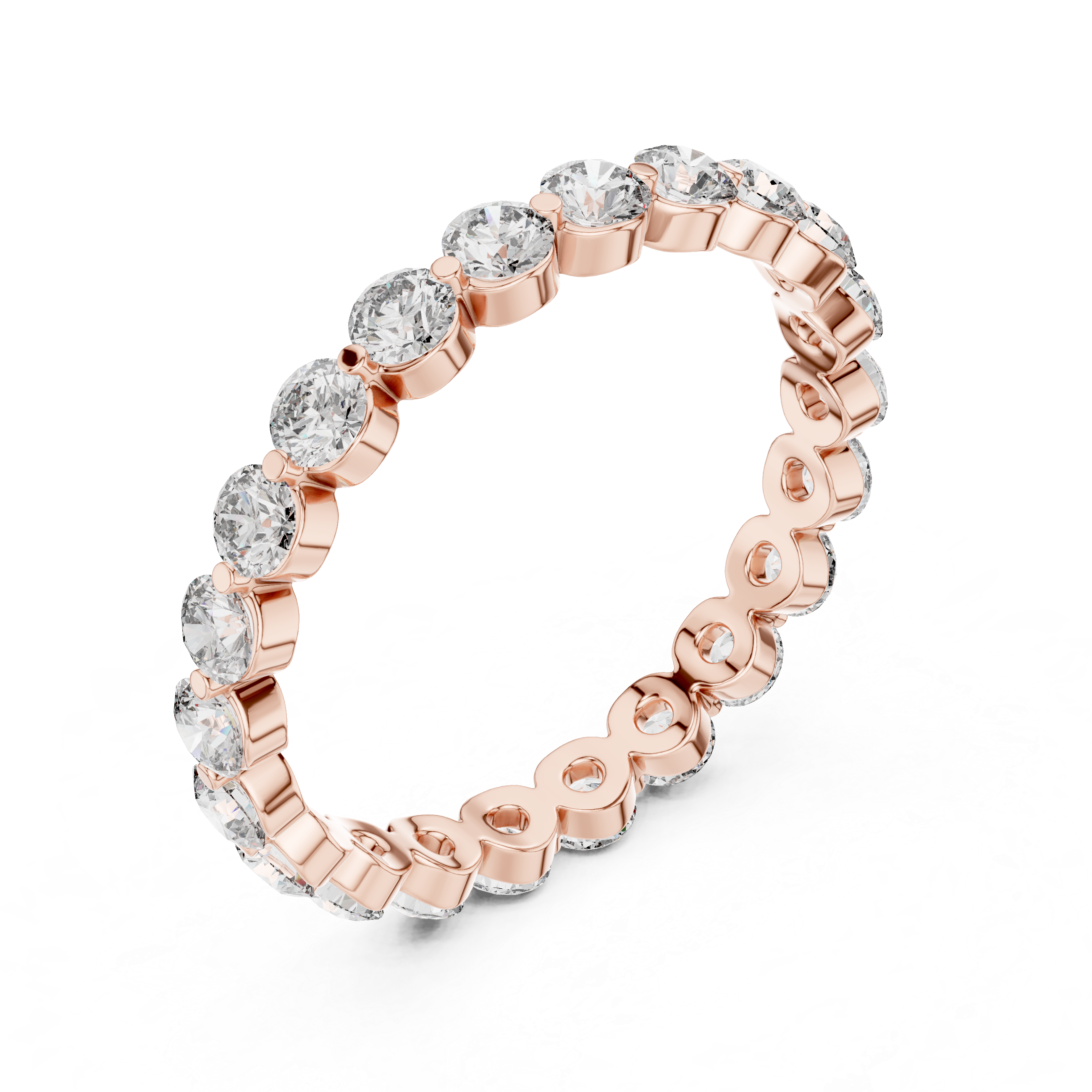 Velvet Pave Lab Grown Diamond Eternity Band