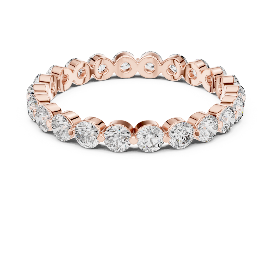 Velvet Pave Lab Grown Diamond Eternity Band