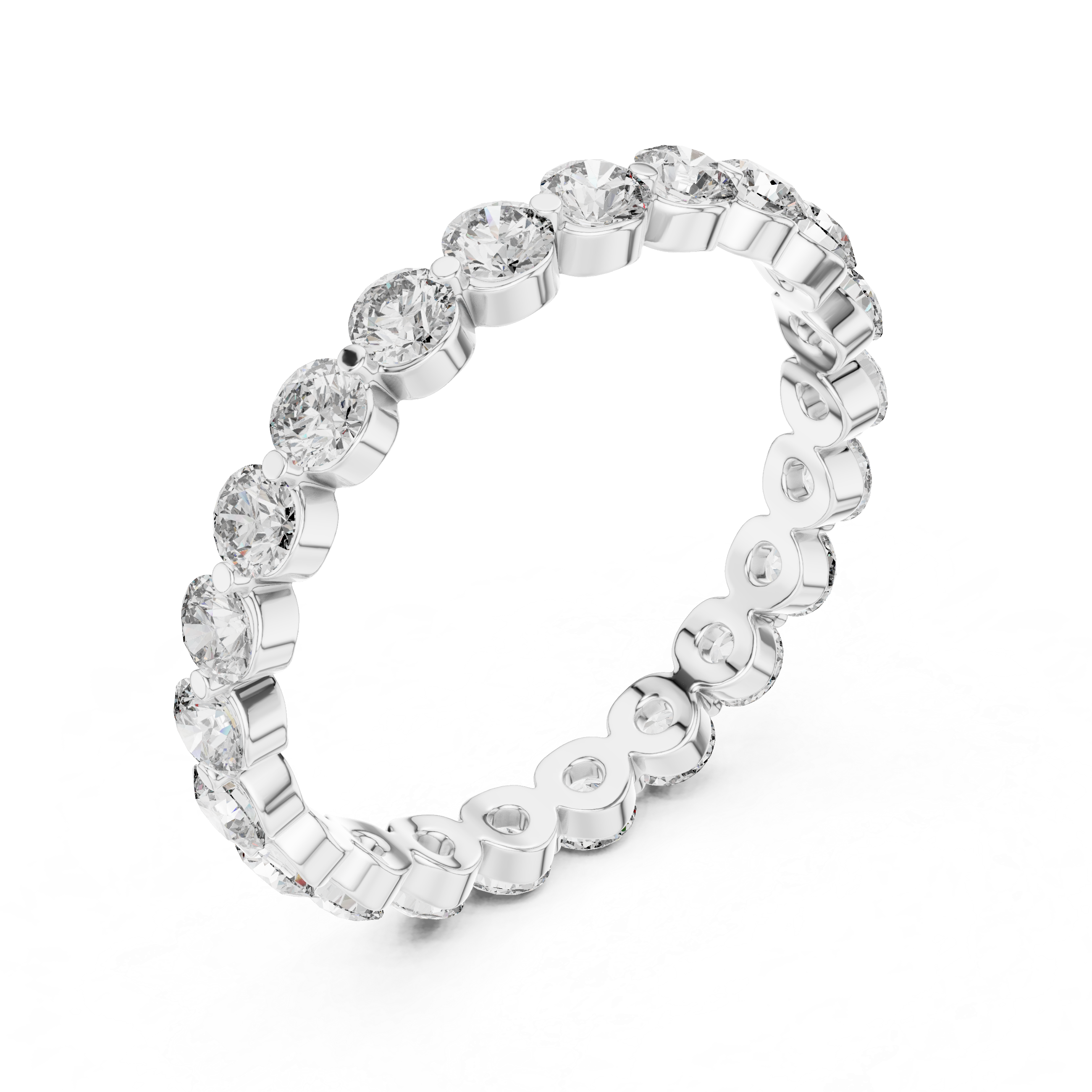 Velvet Pave Lab Grown Diamond Eternity Band