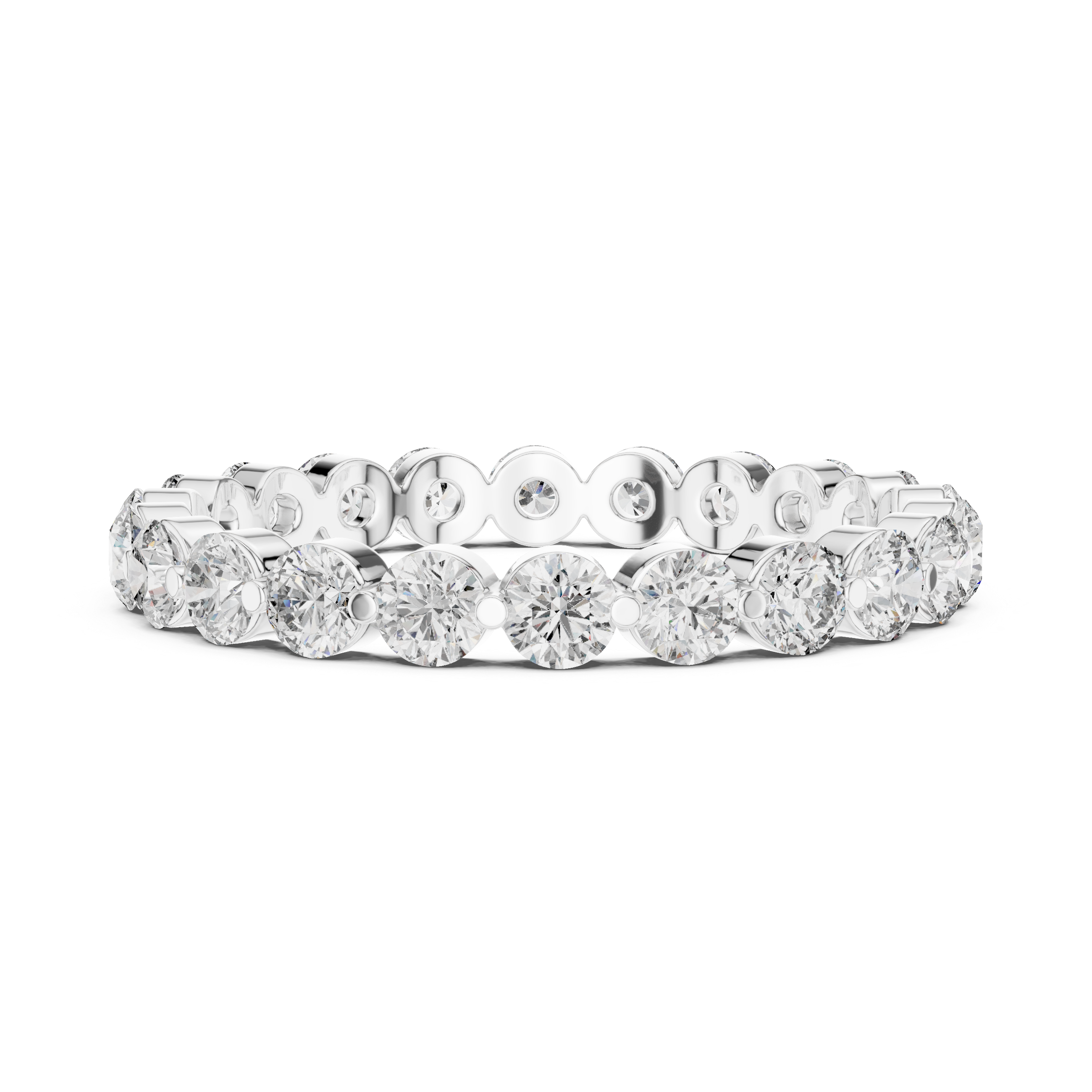 Velvet Pave Lab Grown Diamond Eternity Band