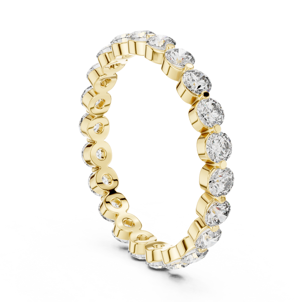 Velvet Pave Lab Grown Diamond Eternity Band