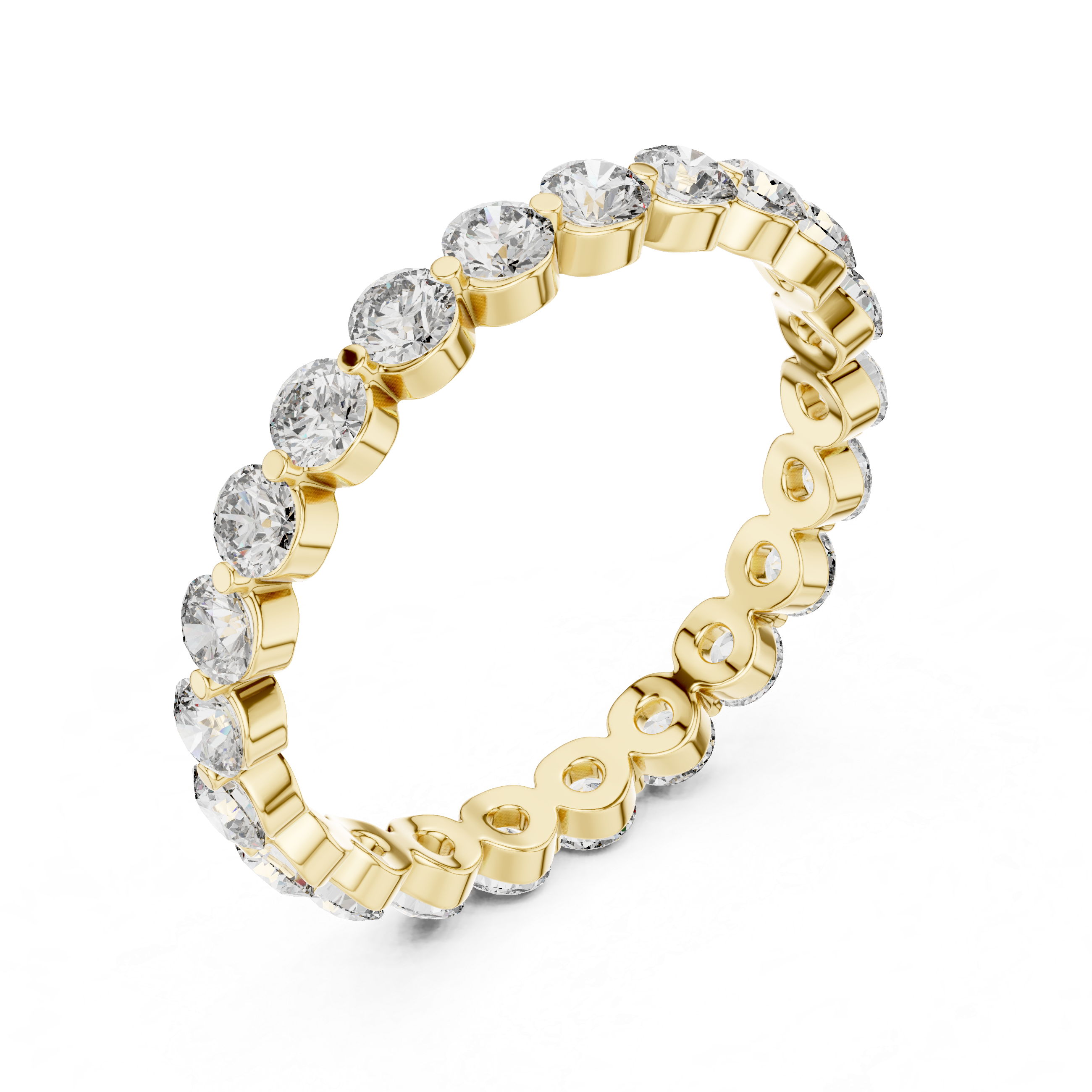 Velvet Pave Lab Grown Diamond Eternity Band
