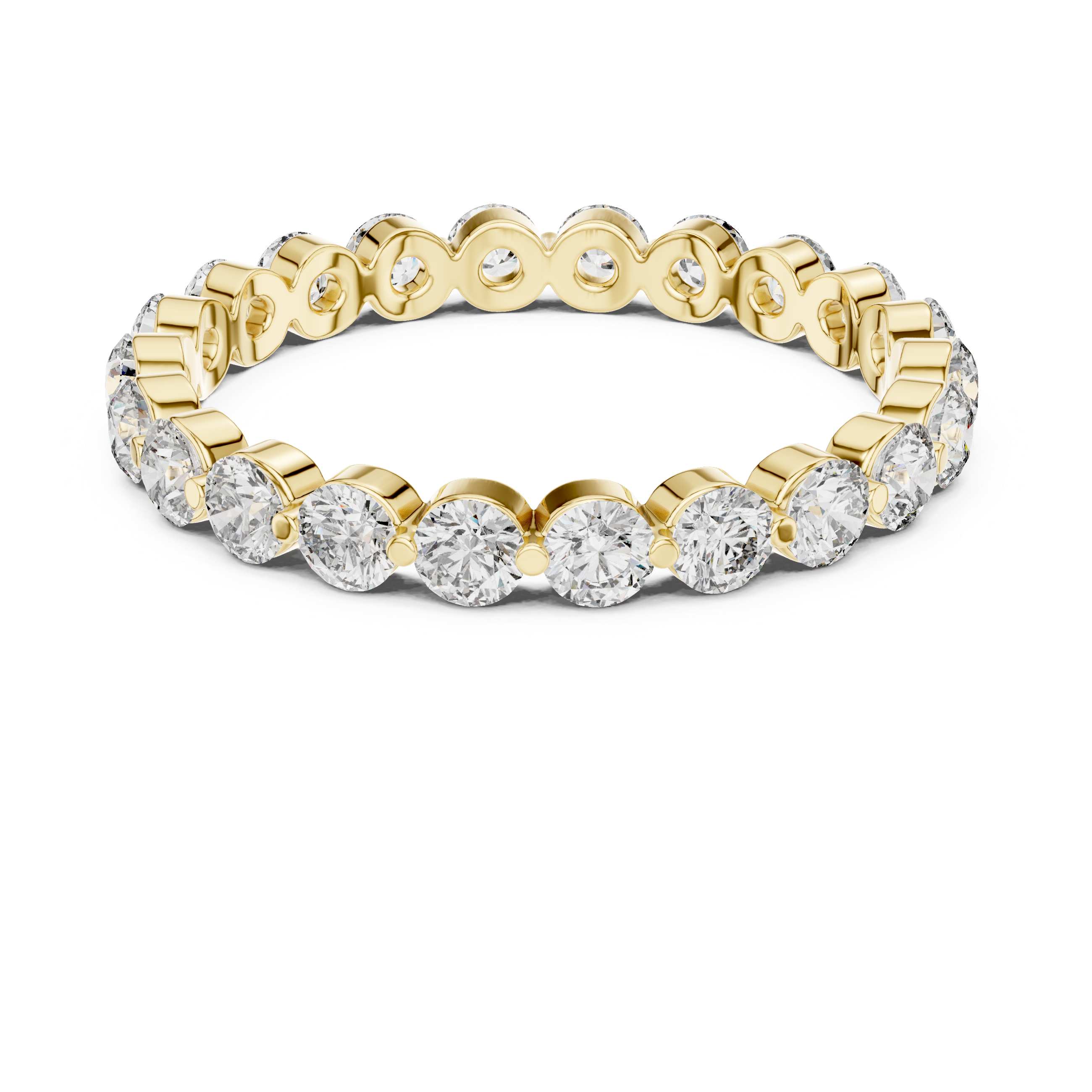 Velvet Pave Lab Grown Diamond Eternity Band