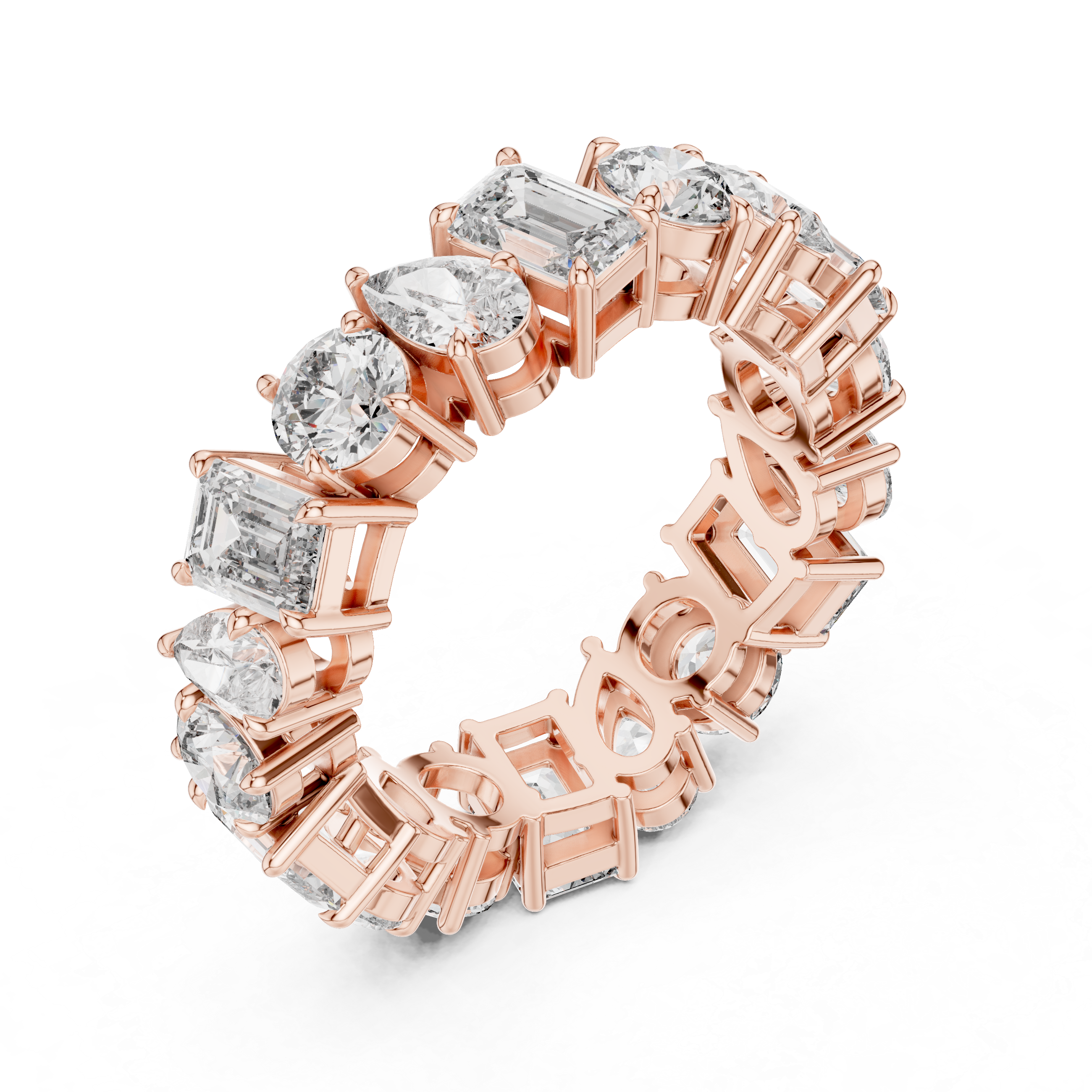 Prism Flare Lab Grown Diamond Baguette Ring