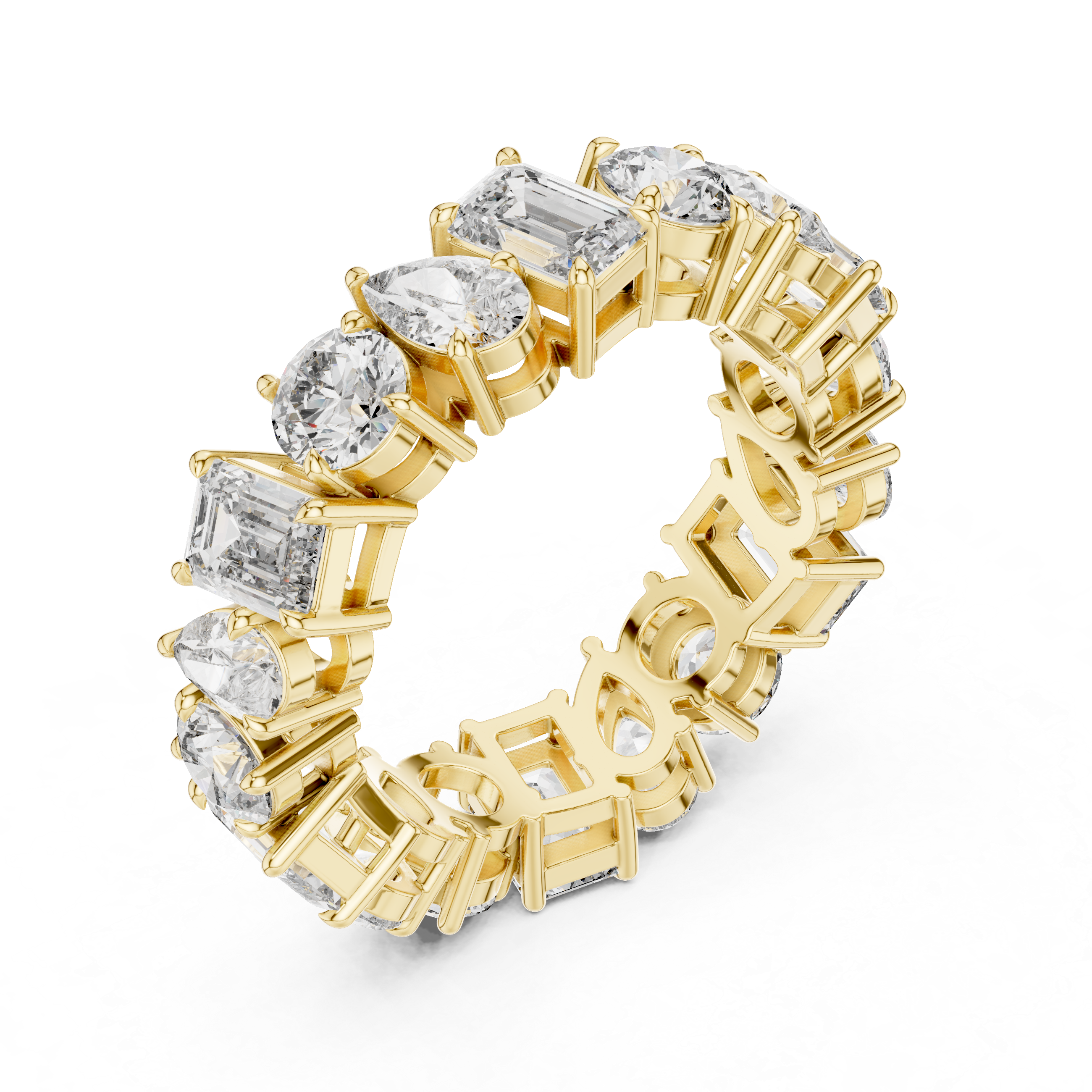 Prism Flare Lab Grown Diamond Baguette Ring