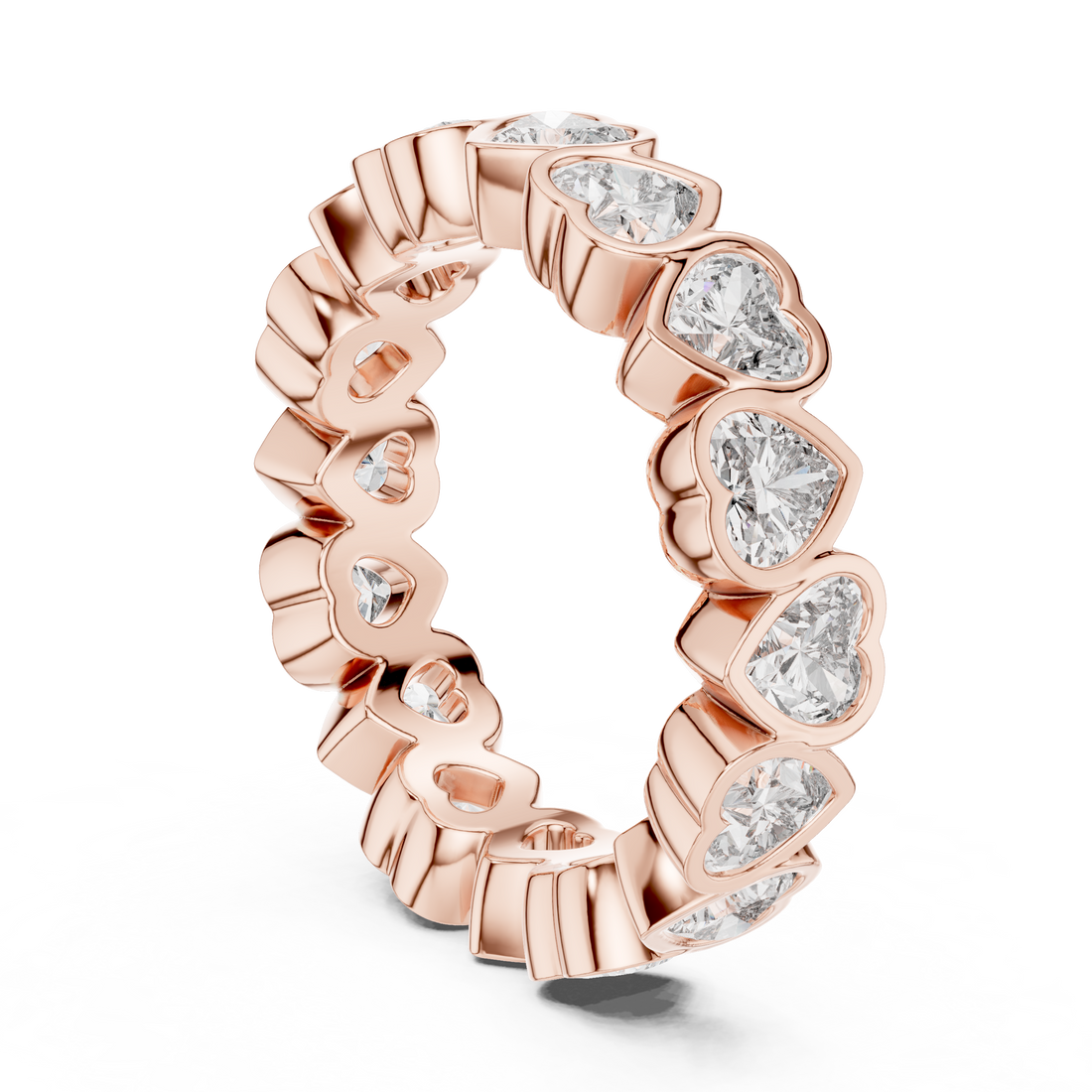 Velvet Ribbon Lab Grown Diamond Tapered Ring