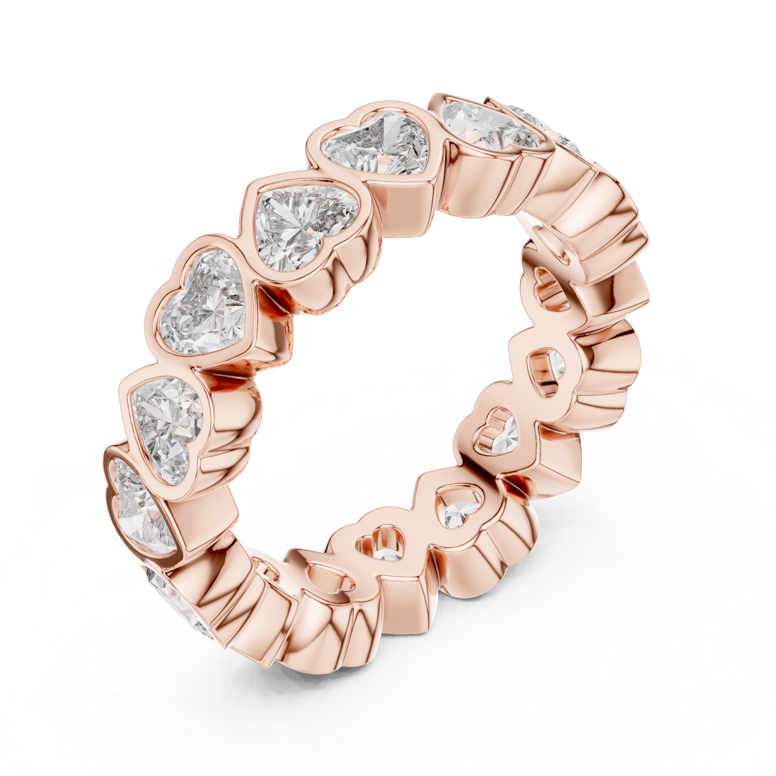 Velvet Ribbon Lab Grown Diamond Tapered Ring