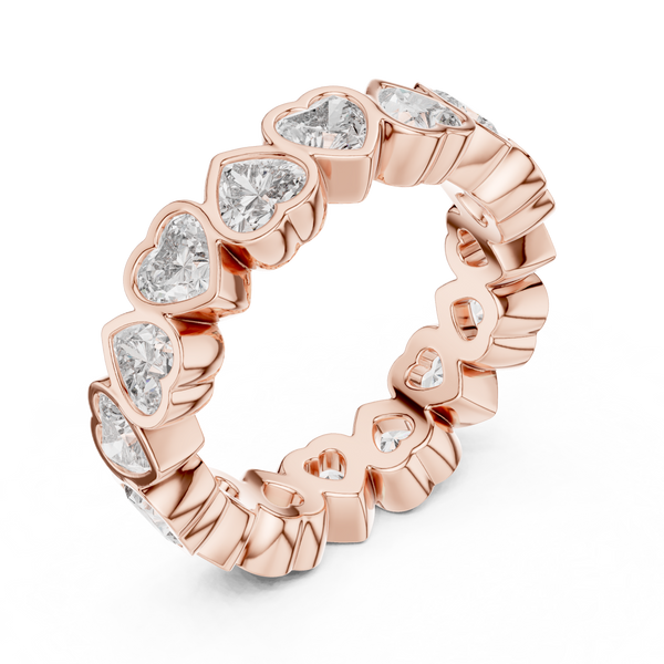 Velvet Ribbon Lab Grown Diamond Tapered Ring