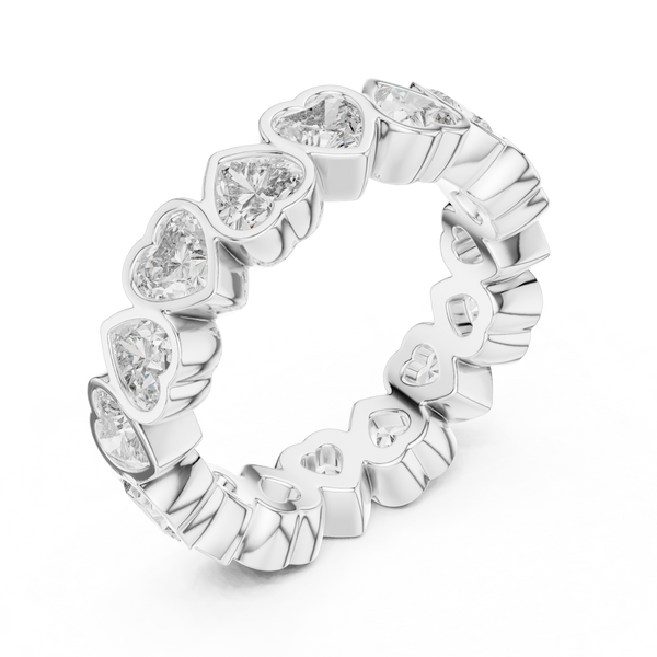 Velvet Ribbon Lab Grown Diamond Tapered Ring
