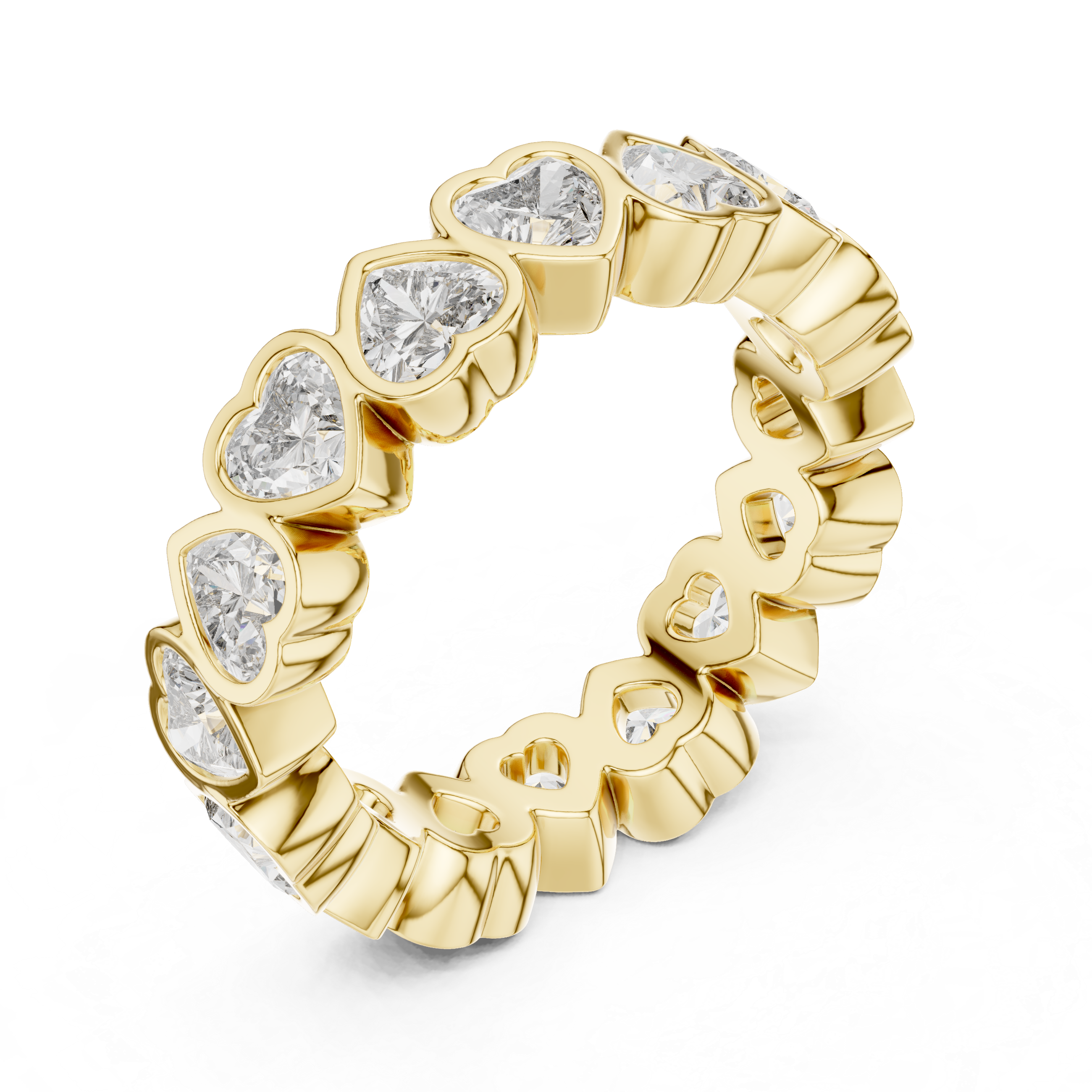 Velvet Ribbon Lab Grown Diamond Tapered Ring