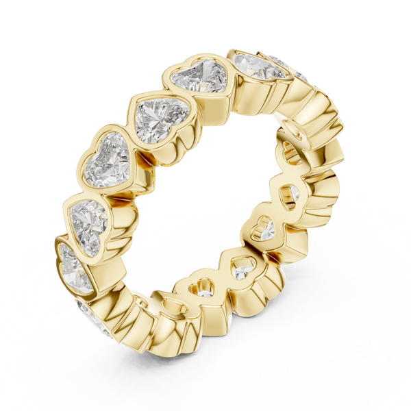 Velvet Ribbon Lab Grown Diamond Tapered Ring