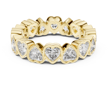 Velvet Ribbon Lab Grown Diamond Tapered Ring
