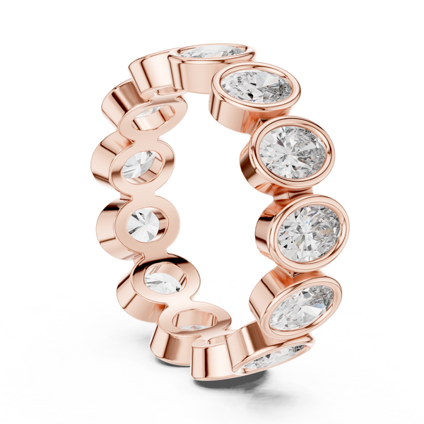 Silver Lining Lab Grown Diamond Cluster Ring