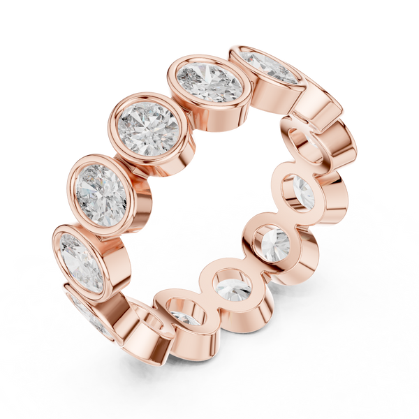 Silver Lining Lab Grown Diamond Cluster Ring