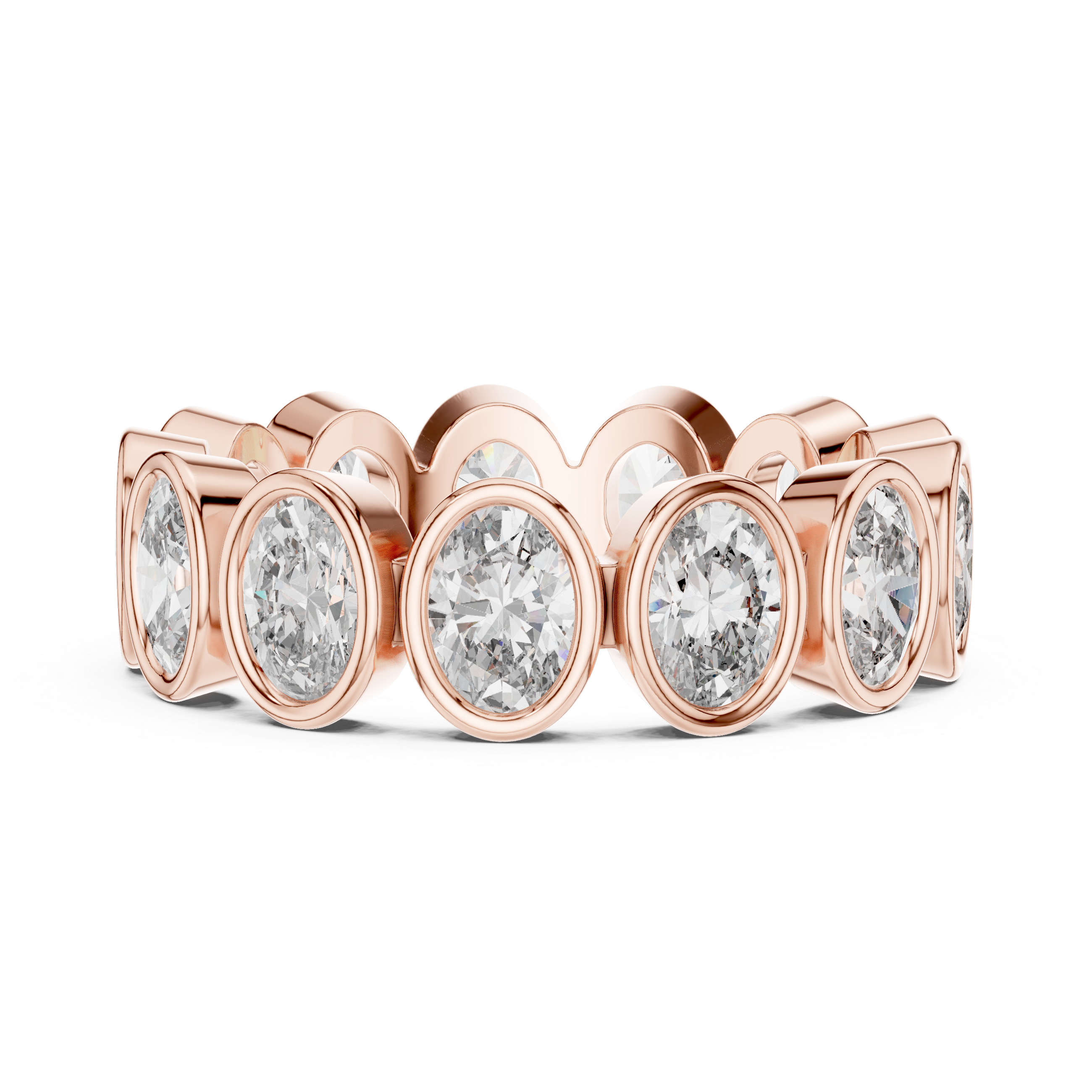 Silver Lining Lab Grown Diamond Cluster Ring